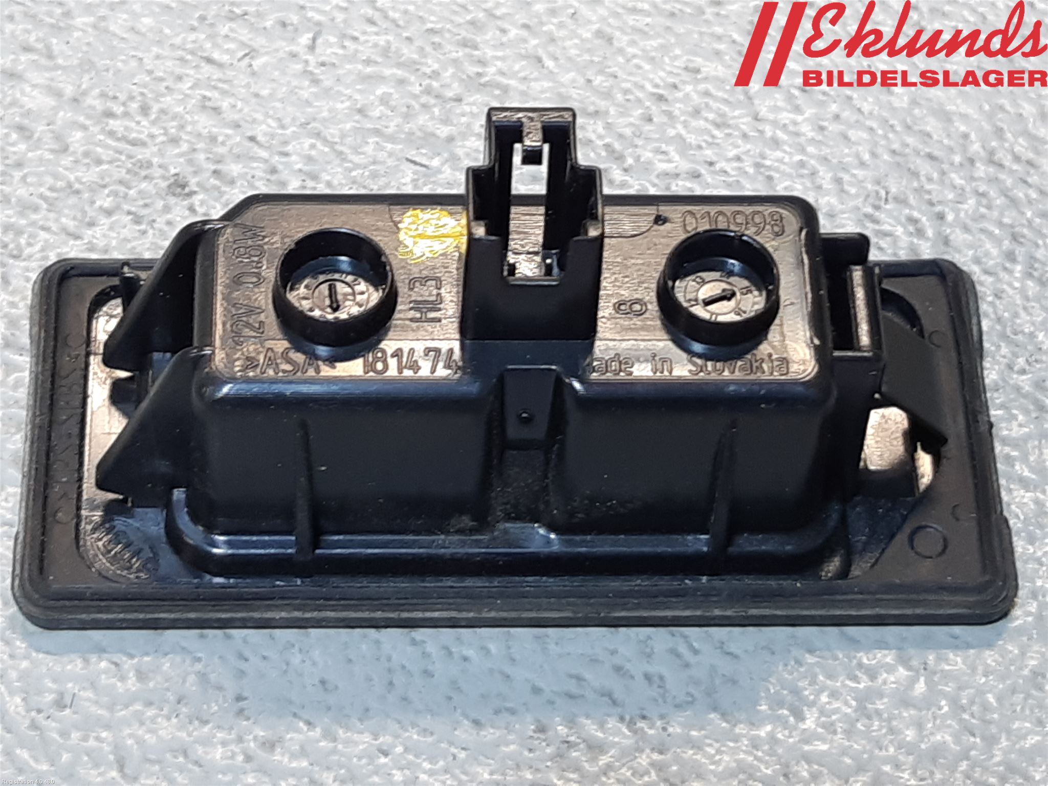 Audi A4 12-15 Skylt Belysning