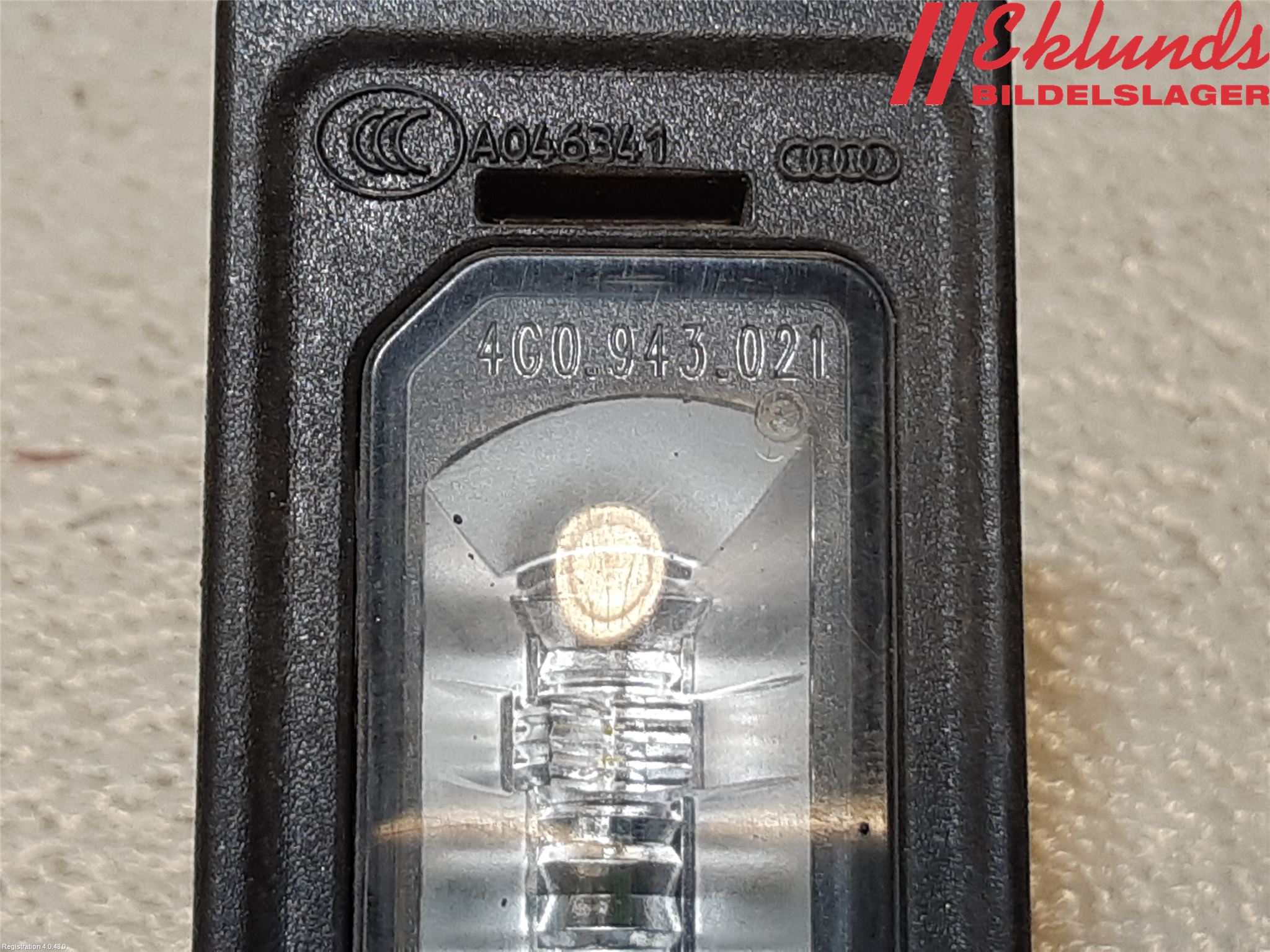 Audi A4 12-15 Skylt Belysning