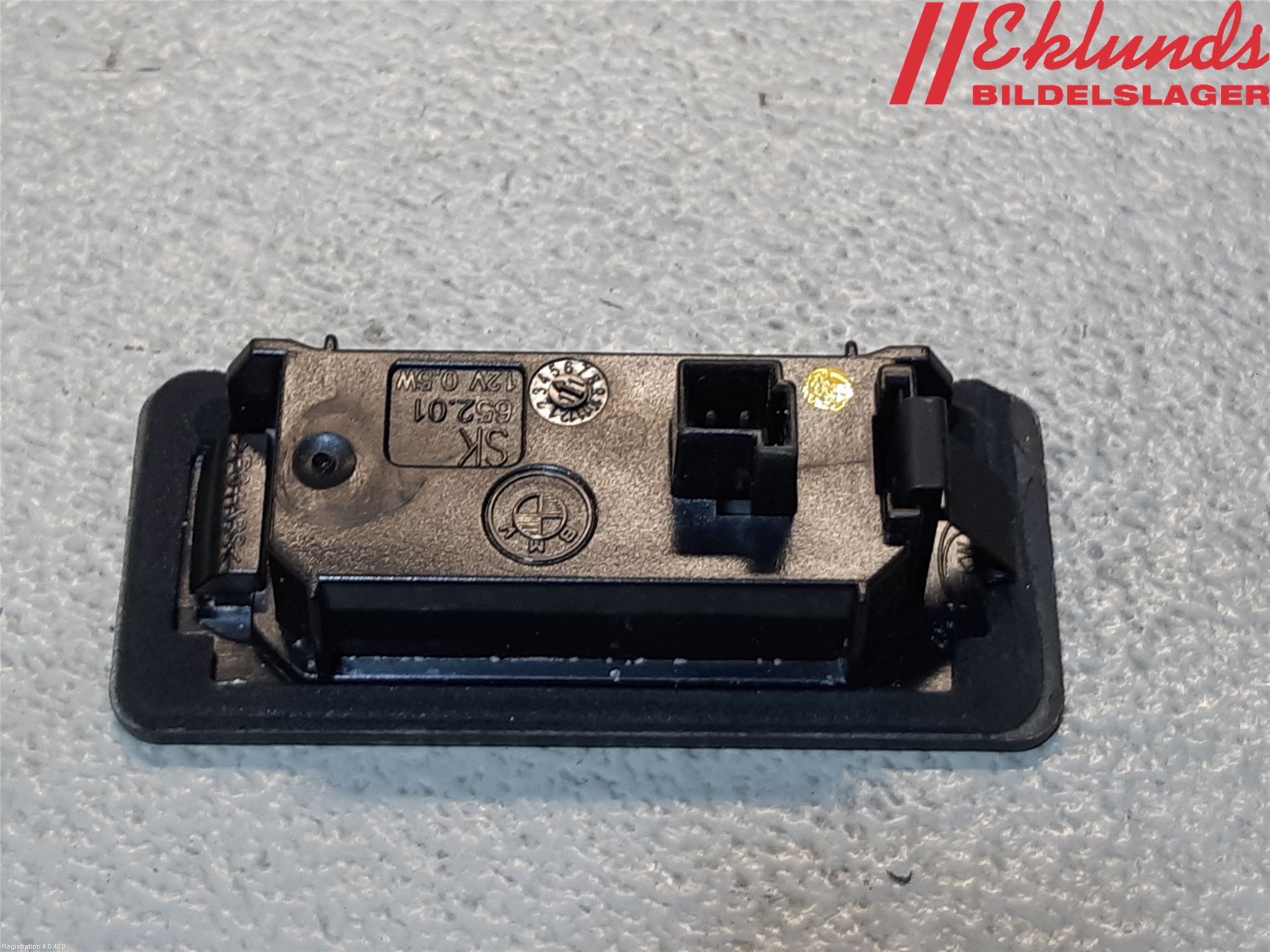 BMW 5 F10/F11/F18 09-17 Skylt Belysning