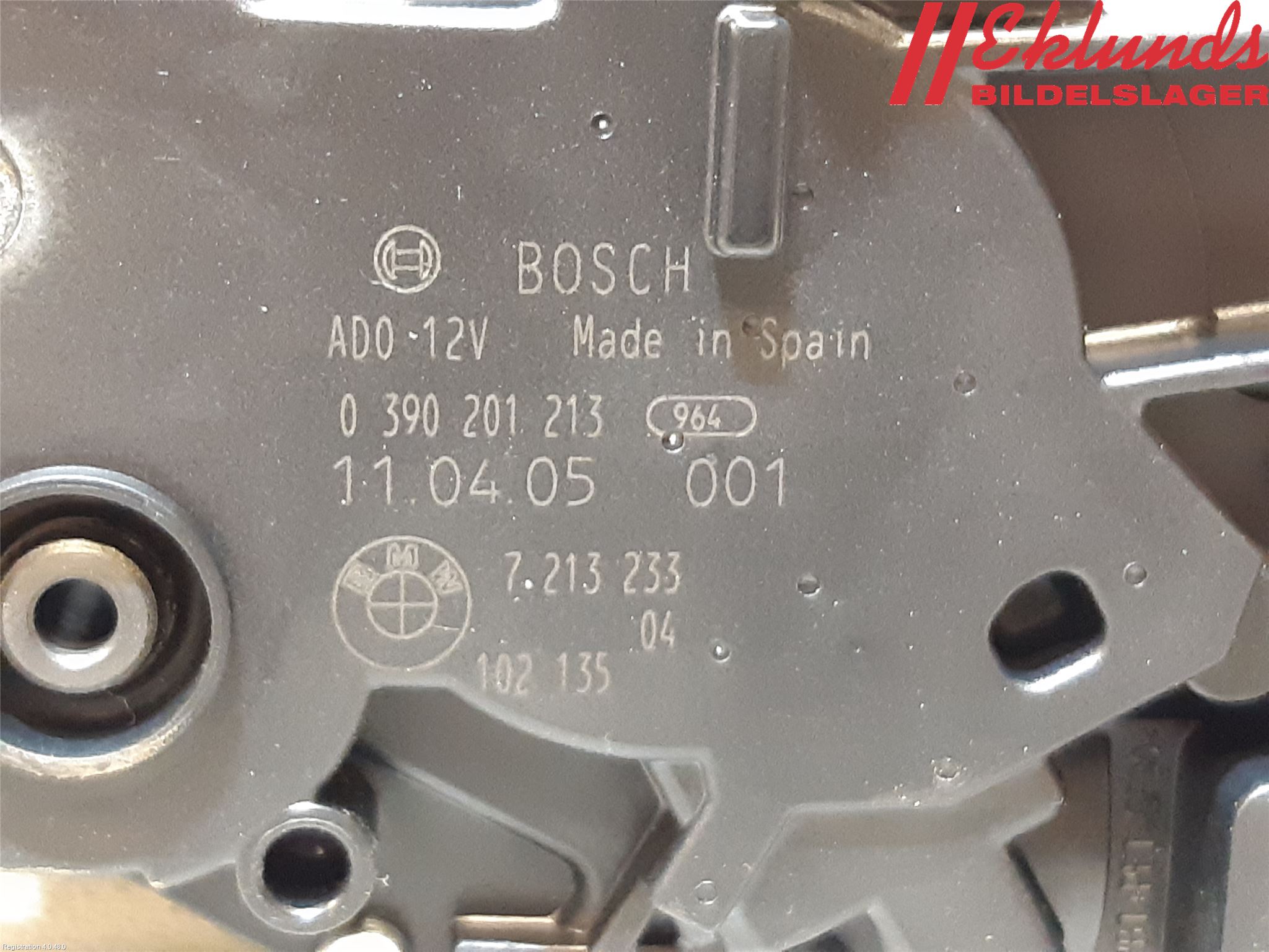BMW 5 F10/F11/F18 09-17 Torkarmotor Baklucka