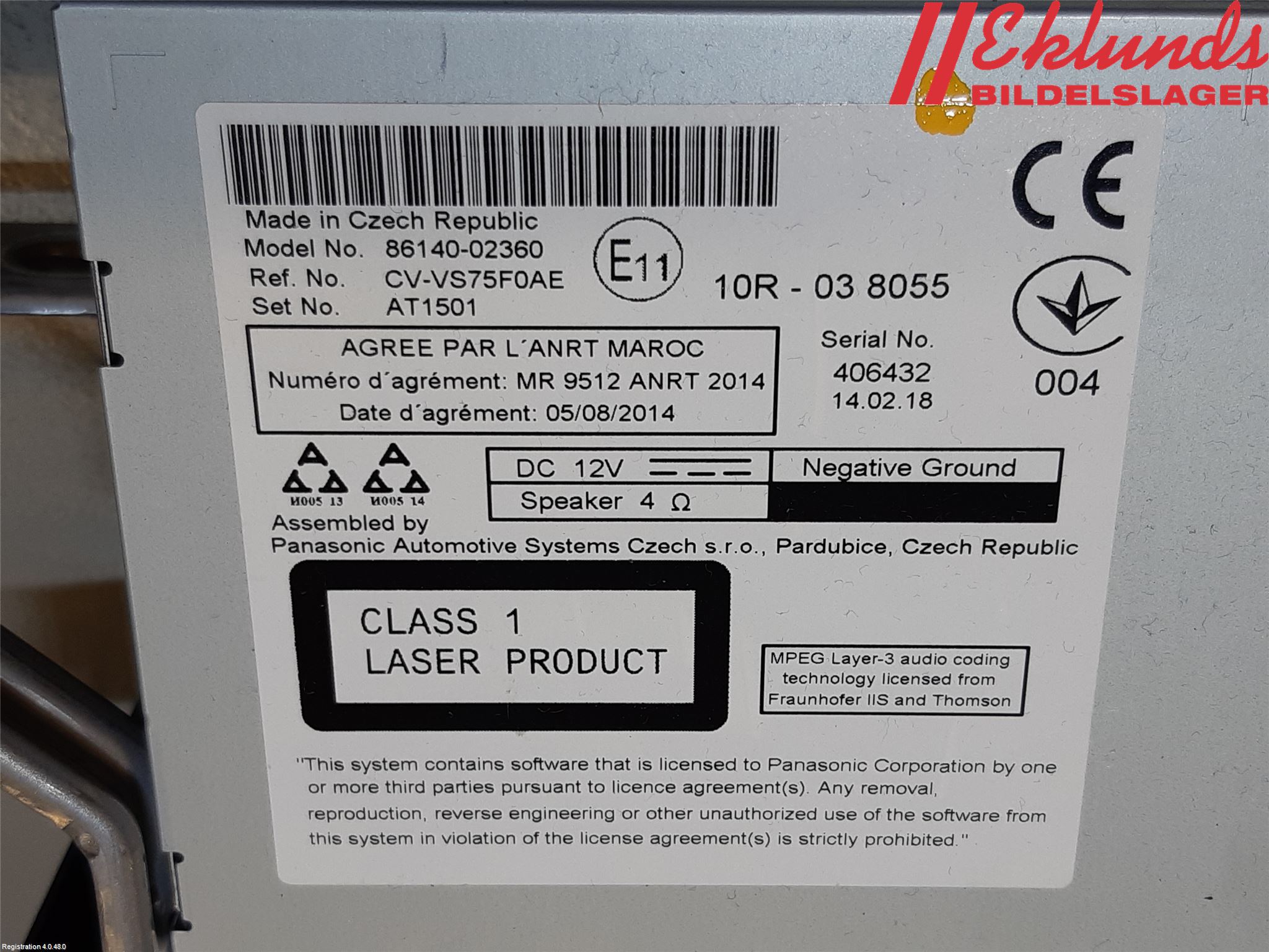 Toyota AURIS 13-19 Cd Radio - Multimediapanel
