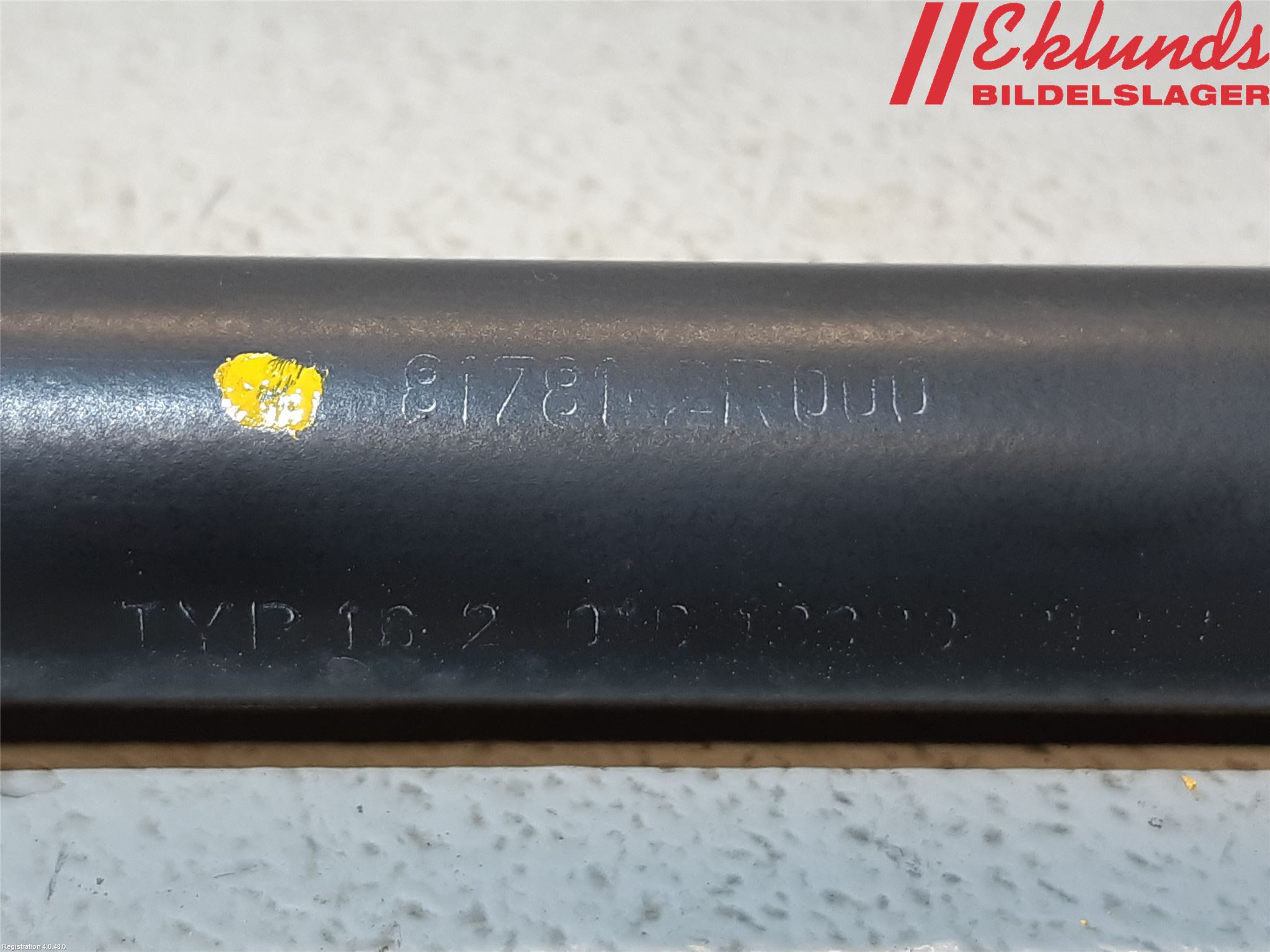 Hyundai i30 FD 07-12 Gasfjäder Baklucka