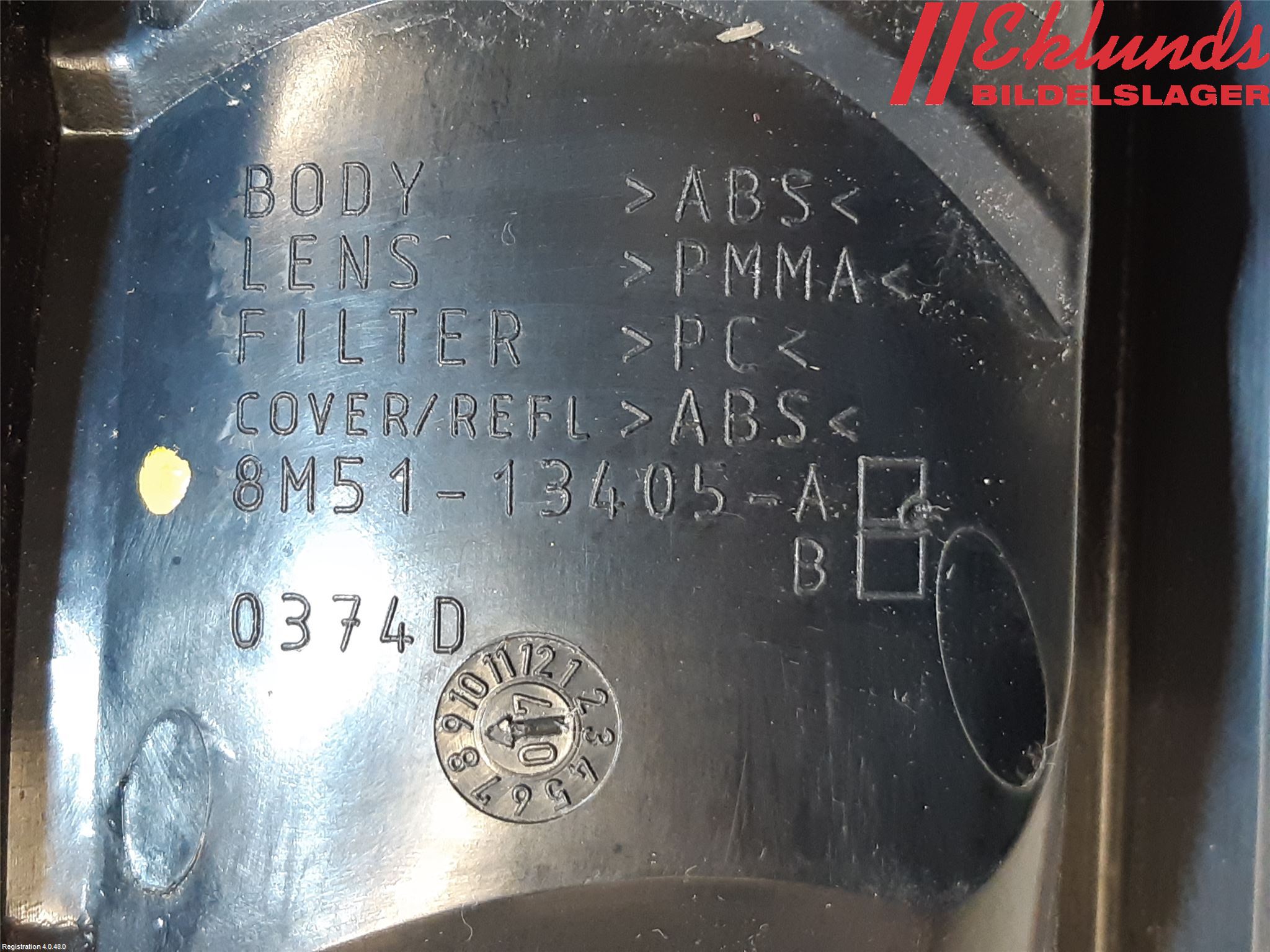 Ford FOCUS 08-11 Bakljus Vänster