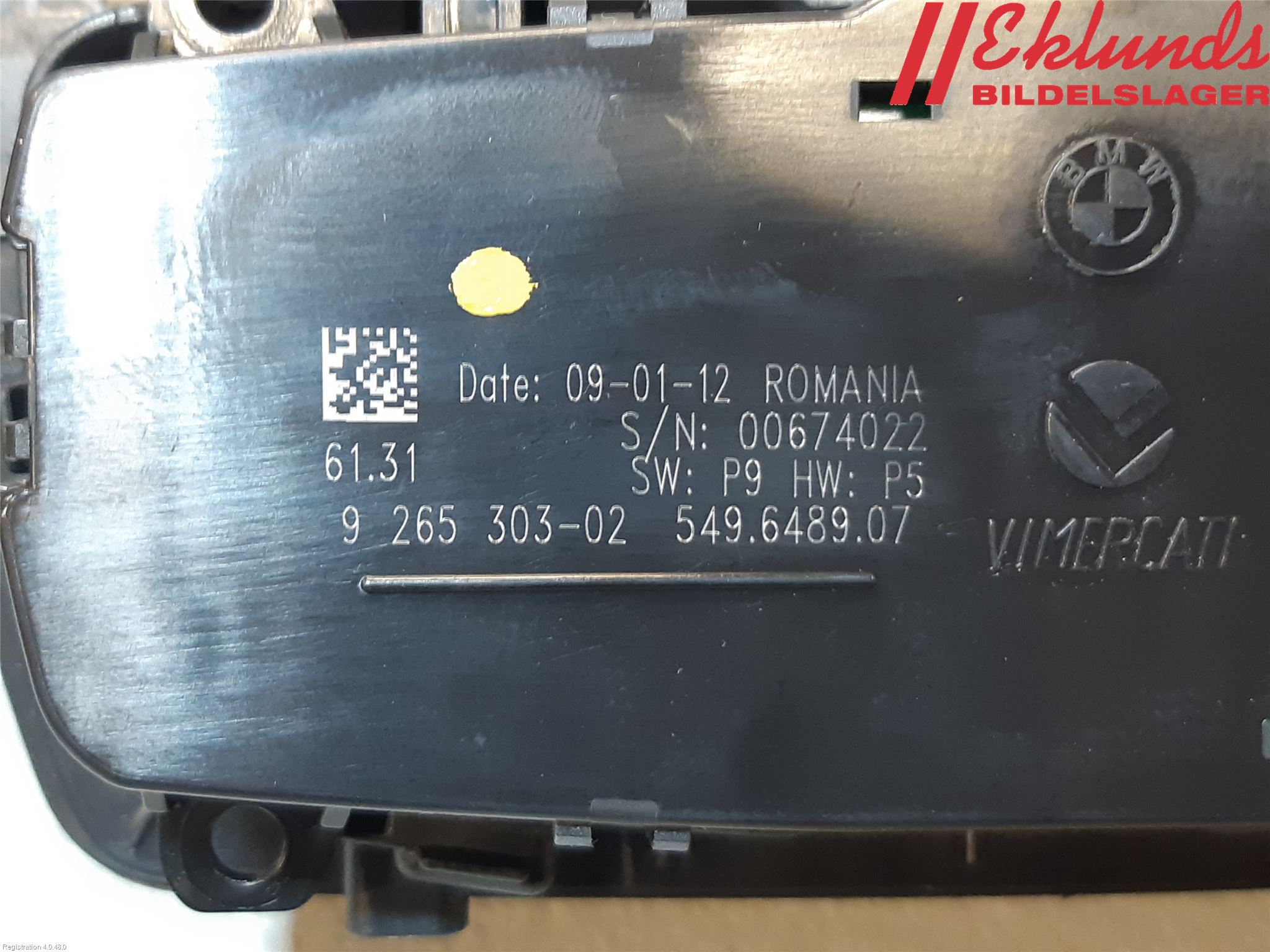 BMW 3 F30/F31/F80 12-19 Strömställare Ljus