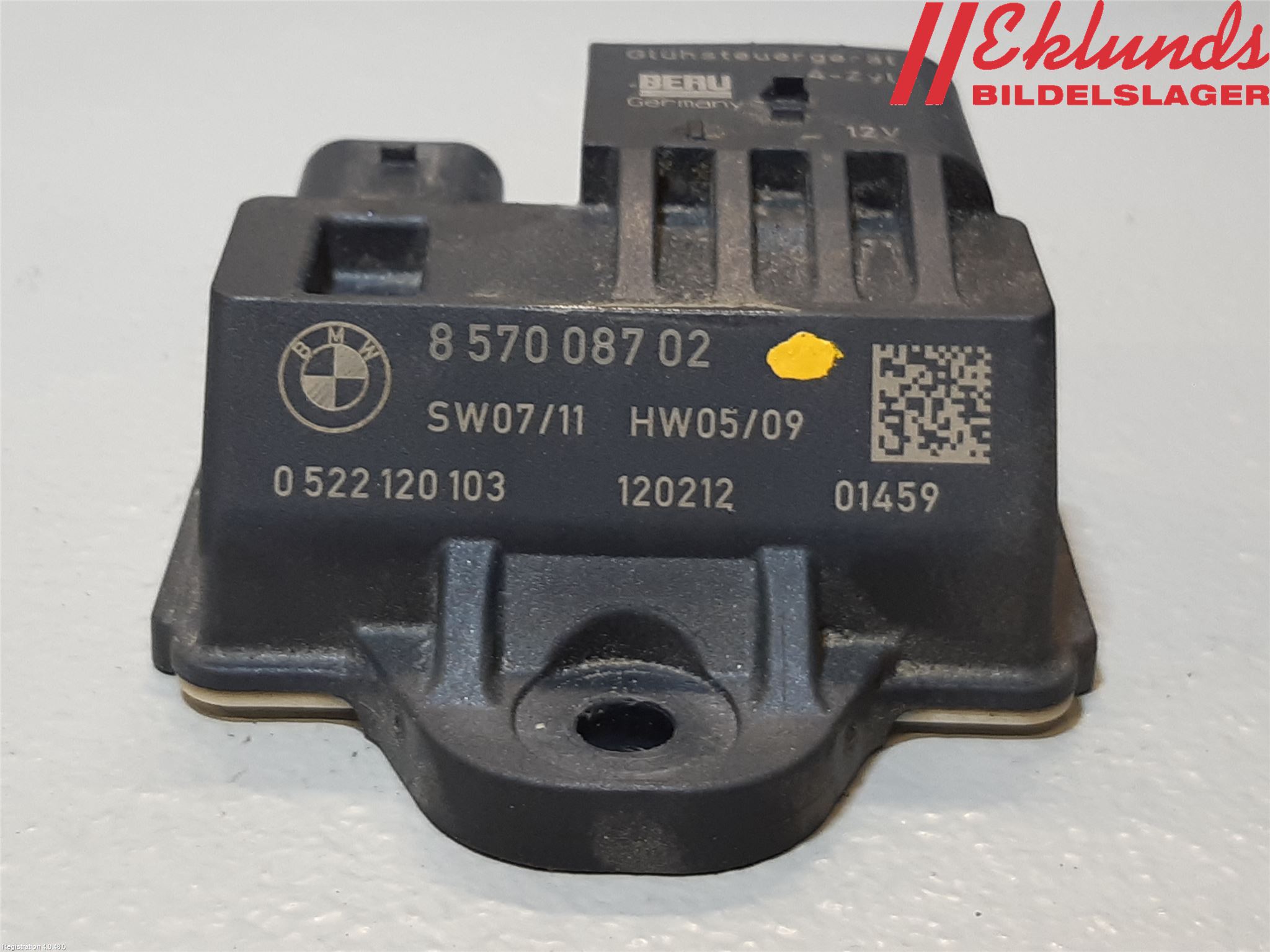 BMW 3 F30/F31/F80 12-19 Relä Glödning Diesel