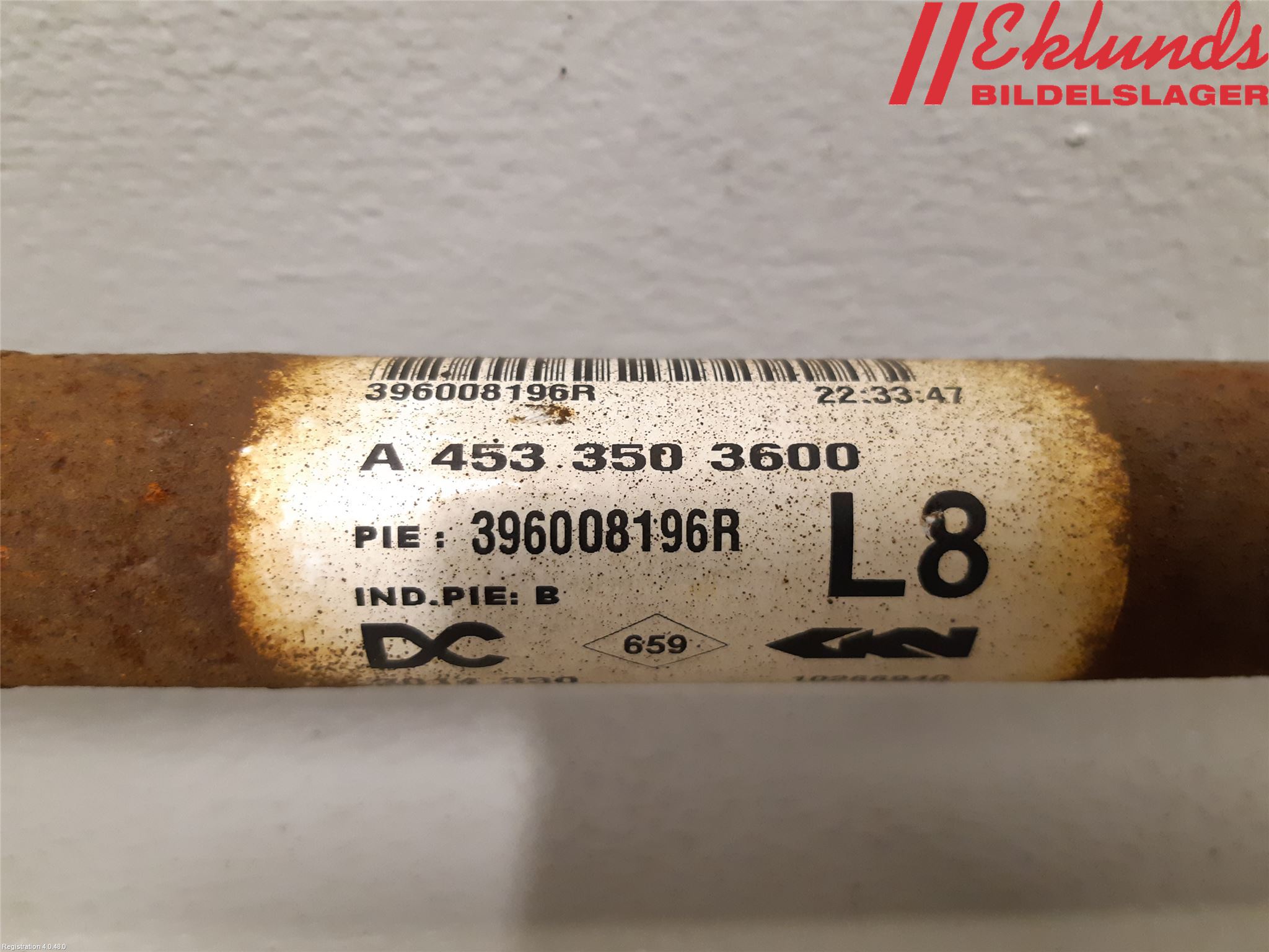 Smart FORTWO III 15-24 Drivaxel Bak Höger