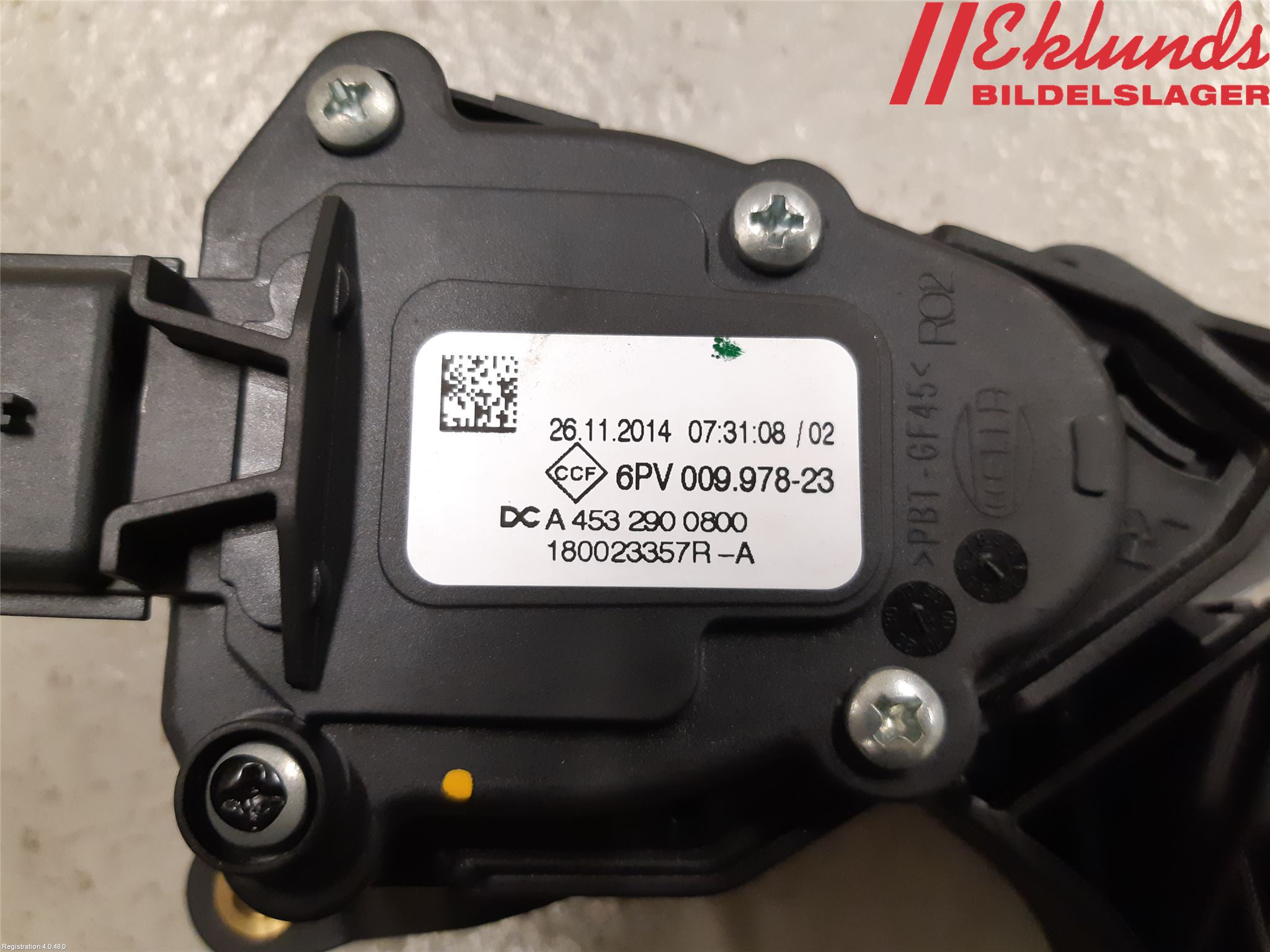 Smart FORTWO III 15-24 Gaspedal