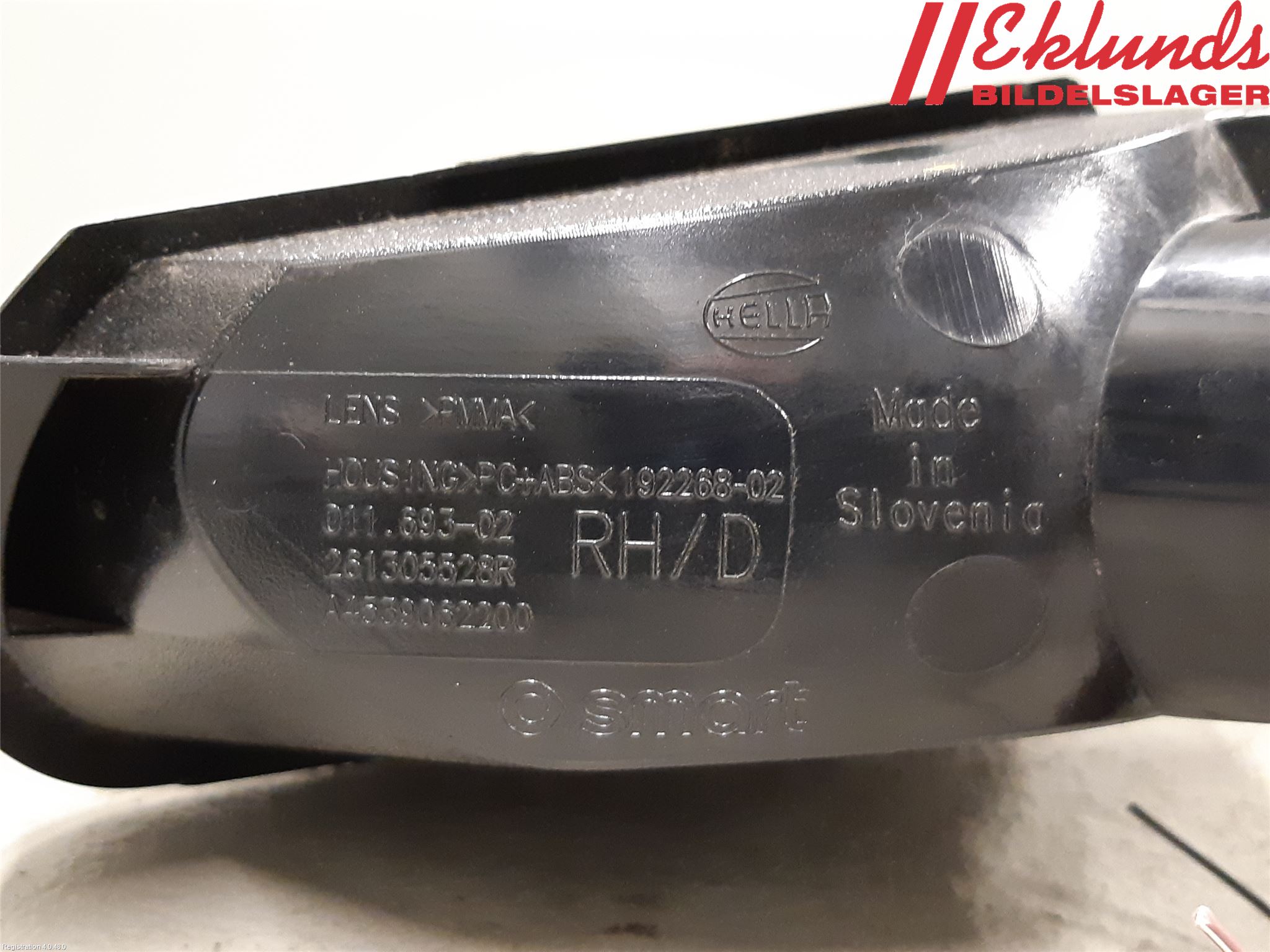 Smart FORTWO III 15-24 Blinkers Fram Höger