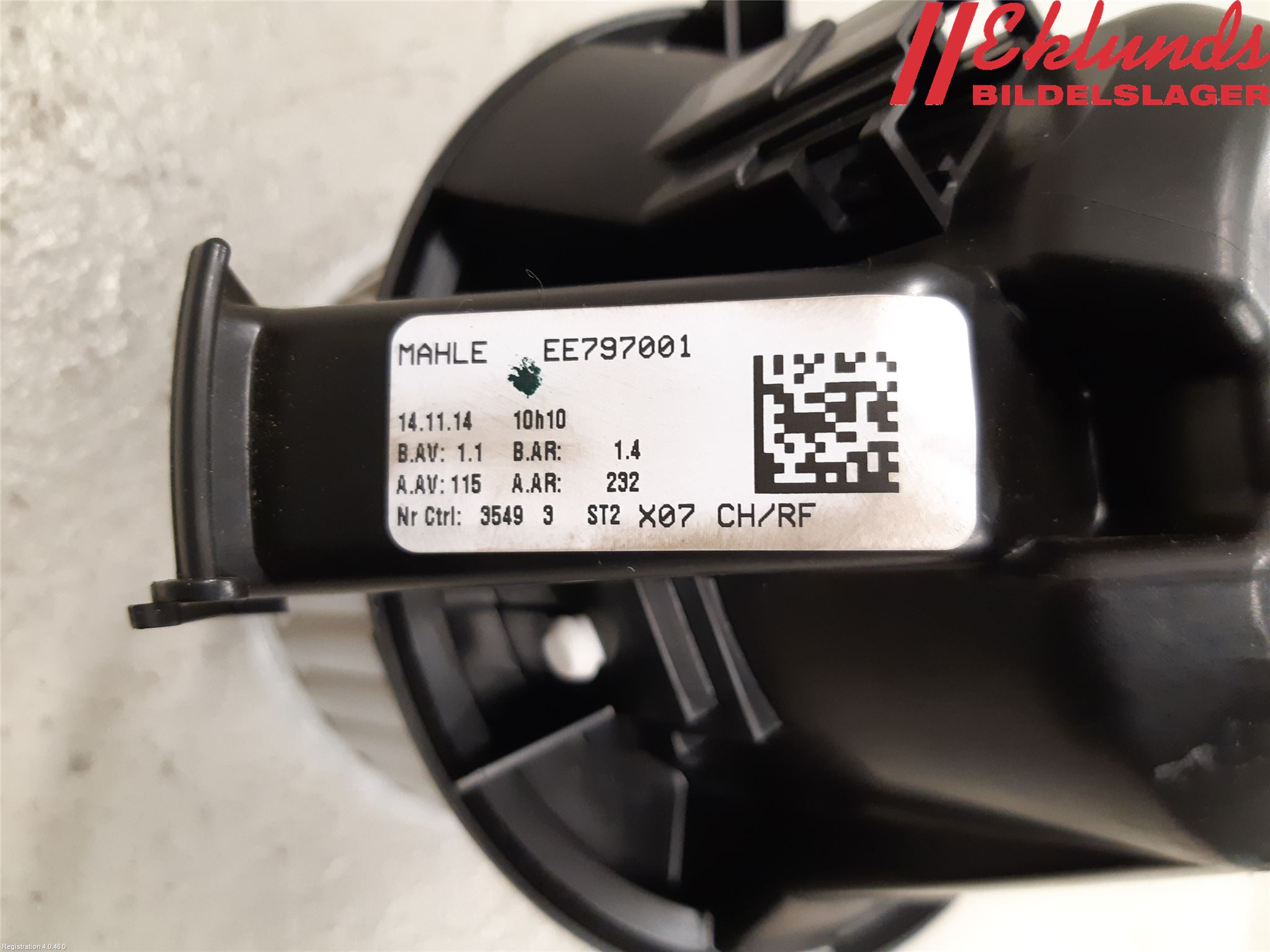 Smart FORTWO III 15-24 Värmefläkt