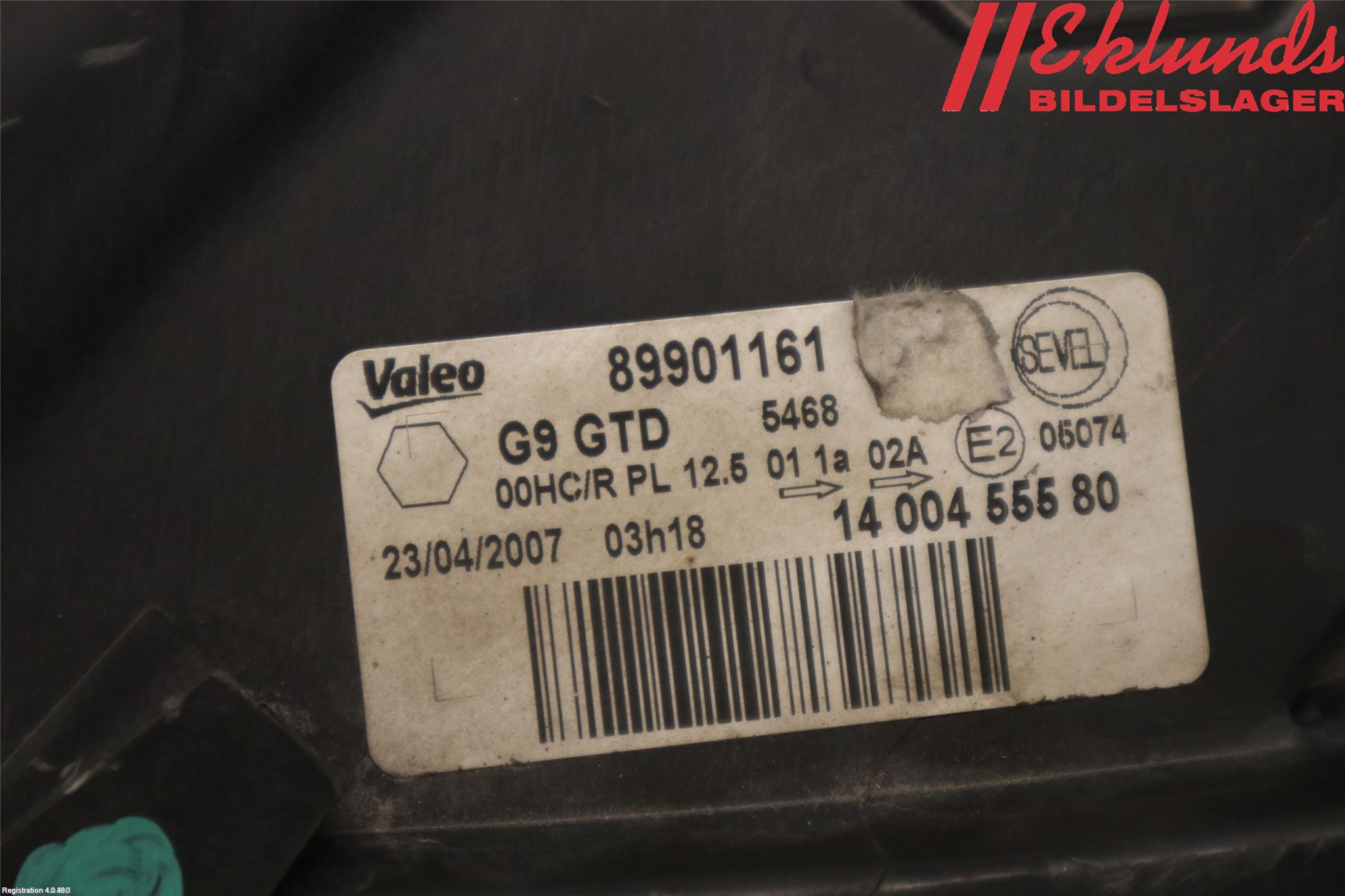 Citroen JUMPY 07-16 Strålkastare Vänster