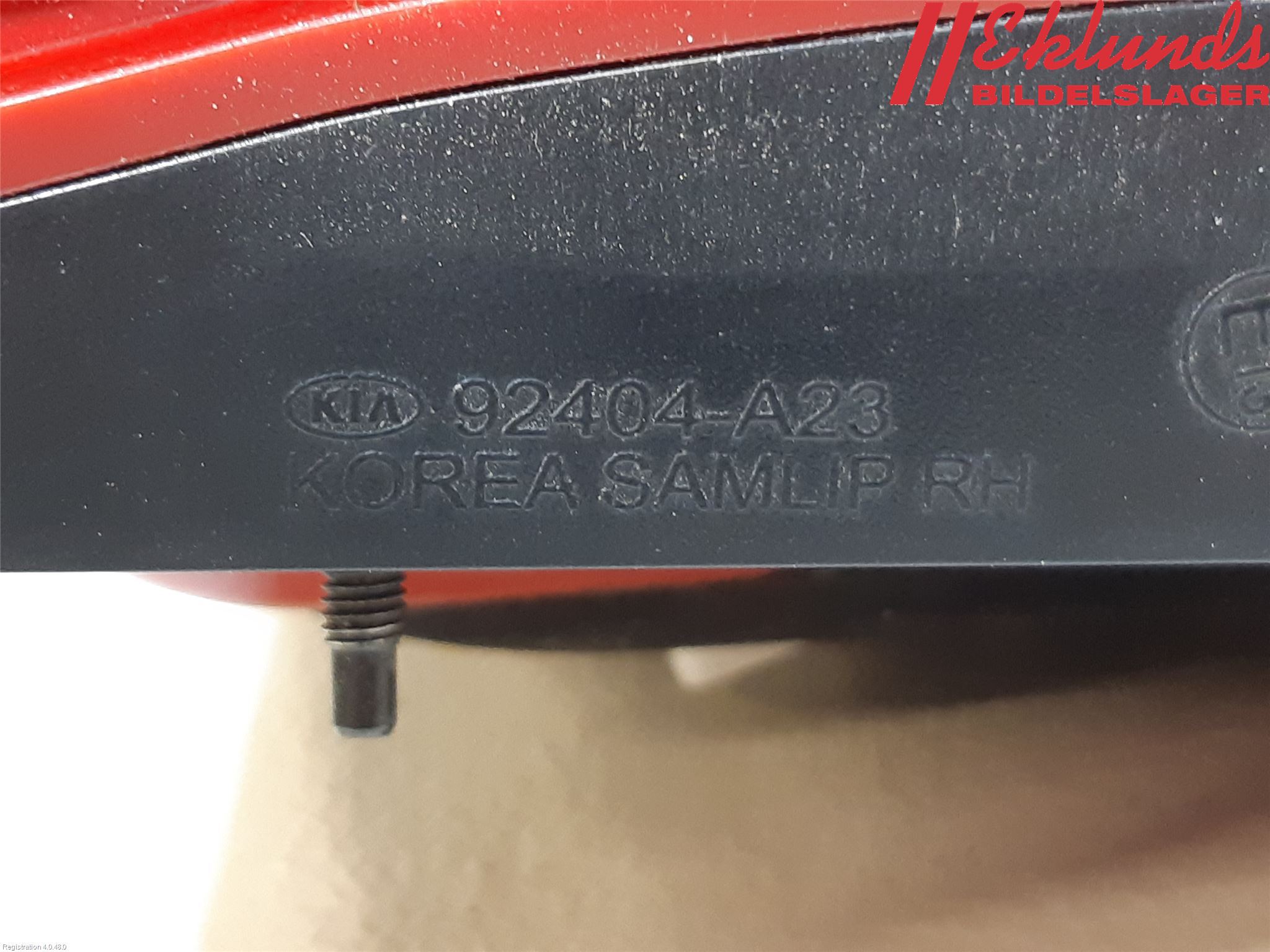 Kia CEED 12-18 Bakljus Lucka Hö