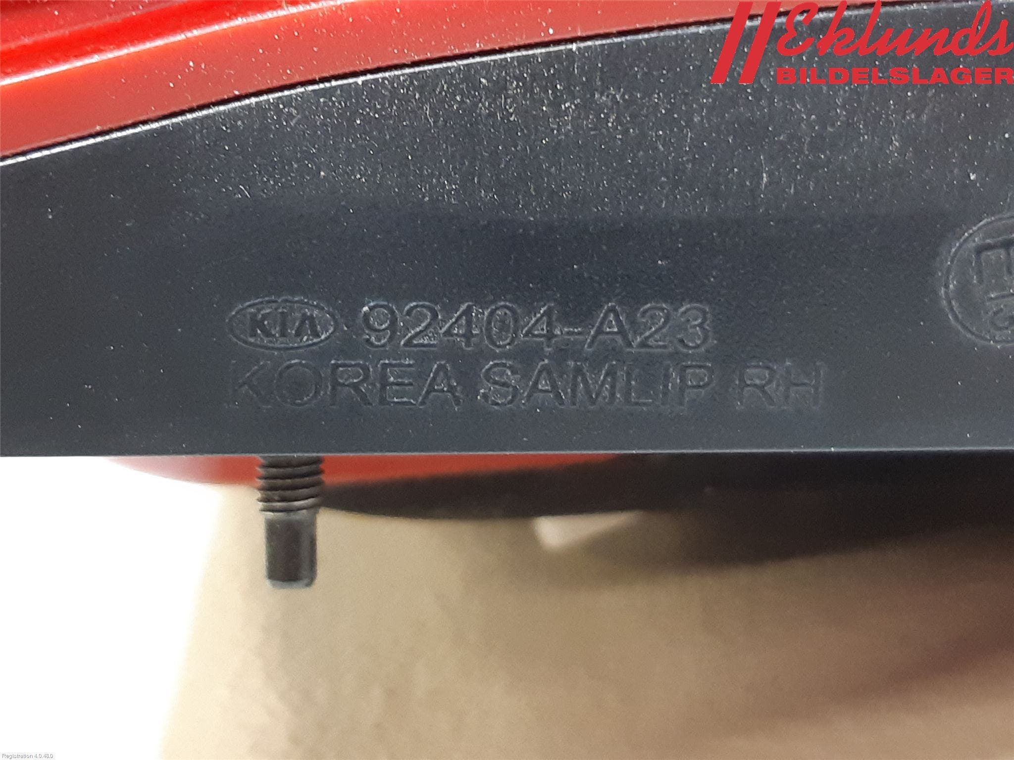 Kia CEED 12-18 Bakljus Lucka Hö