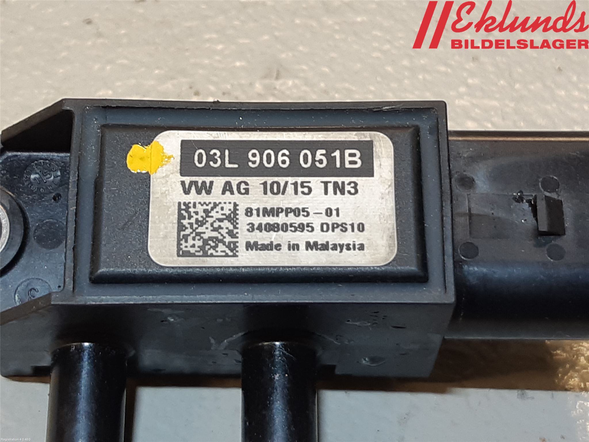 Audi A4 12-15 Givare Temp-Tryck Avgas