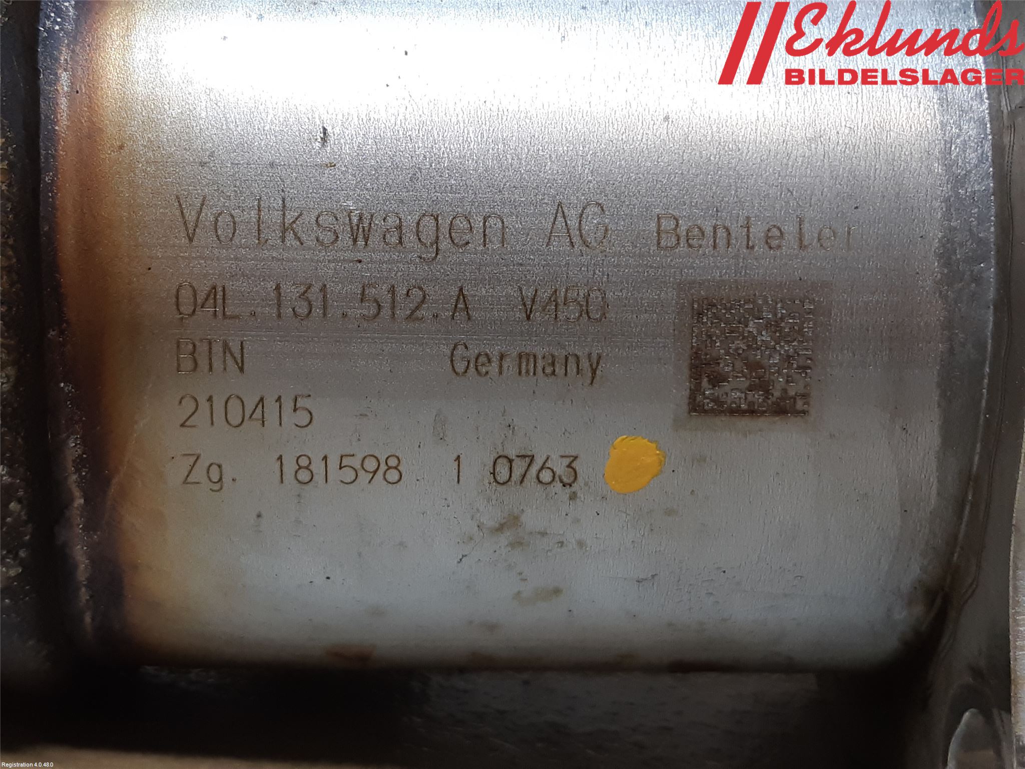 Audi A4 12-15 Avgaskylare