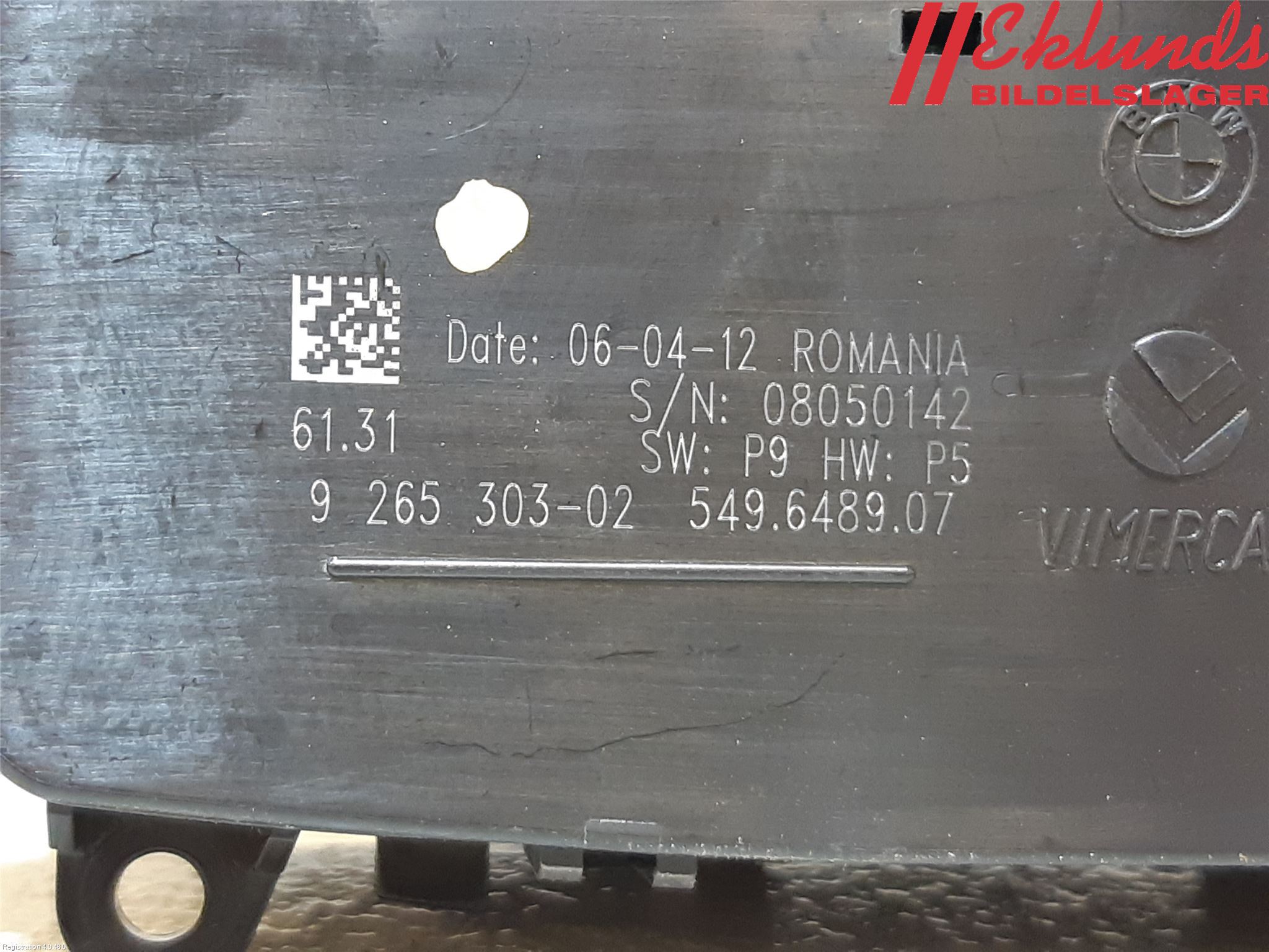 BMW 3 F30/F31/F80 12-19 Strömställare Ljus
