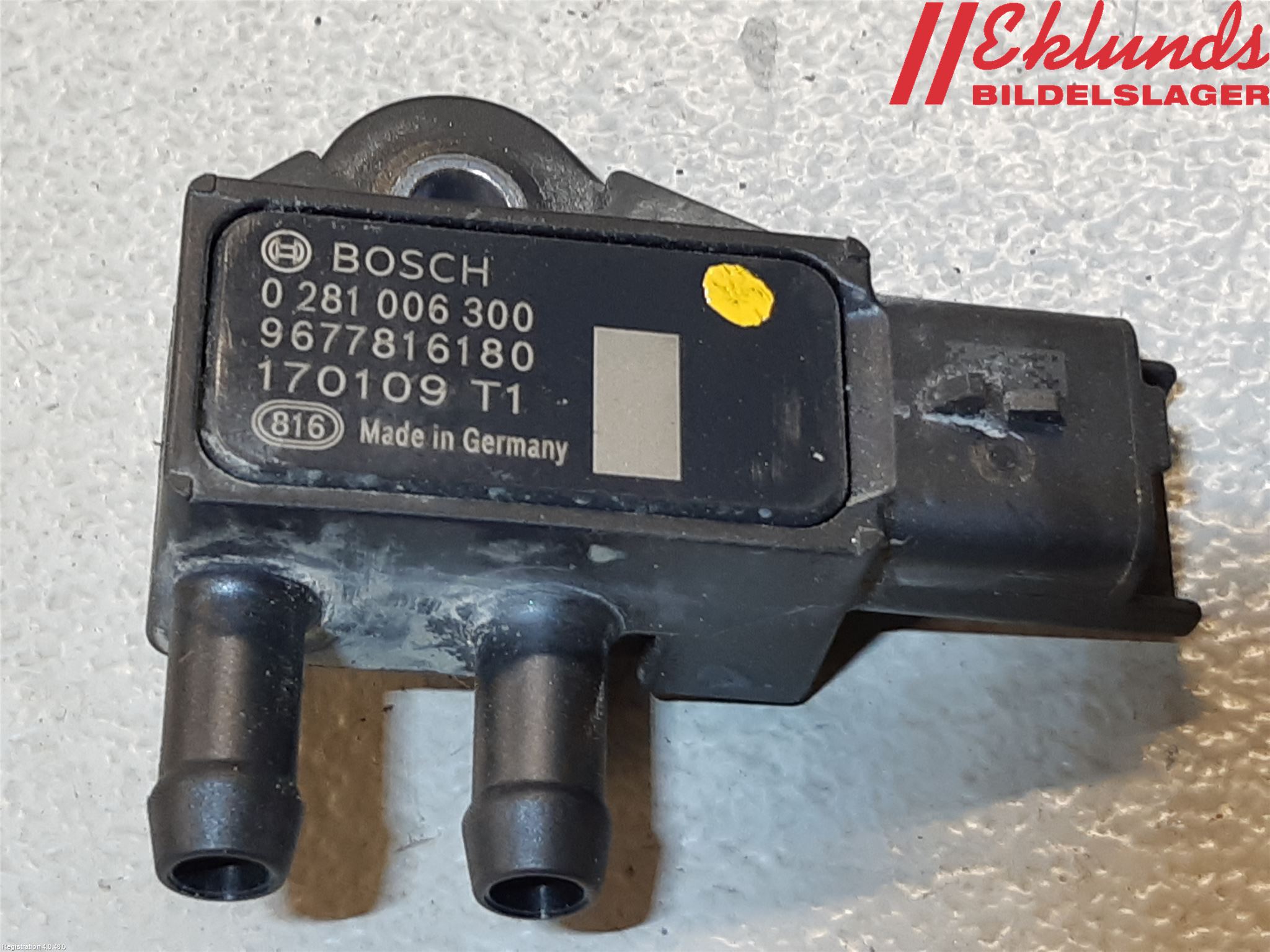 Citroen BERLINGO 08-18 Givare Temp-Tryck Avgas