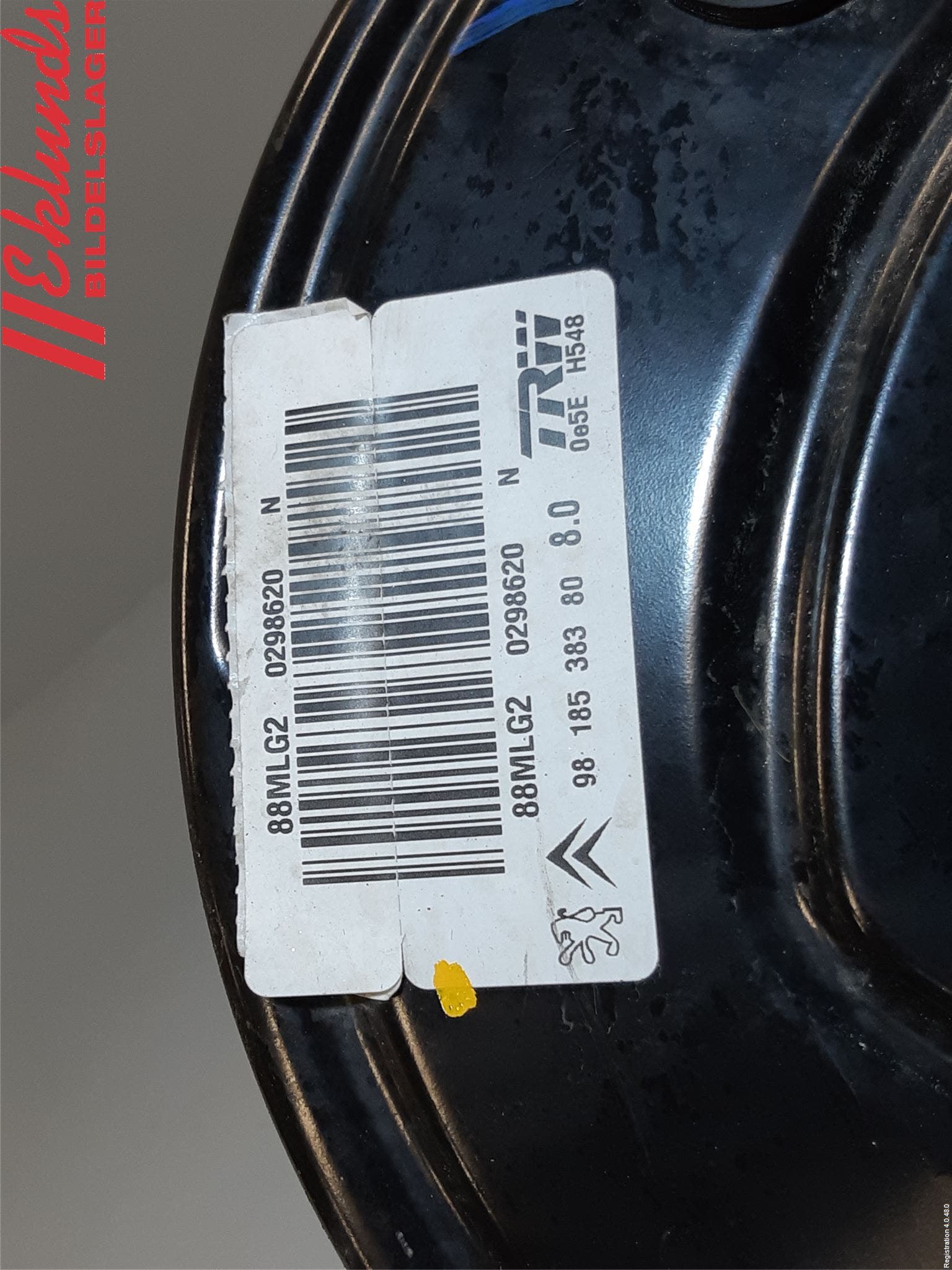 Peugeot PARTNER 16-18 Bromsservo