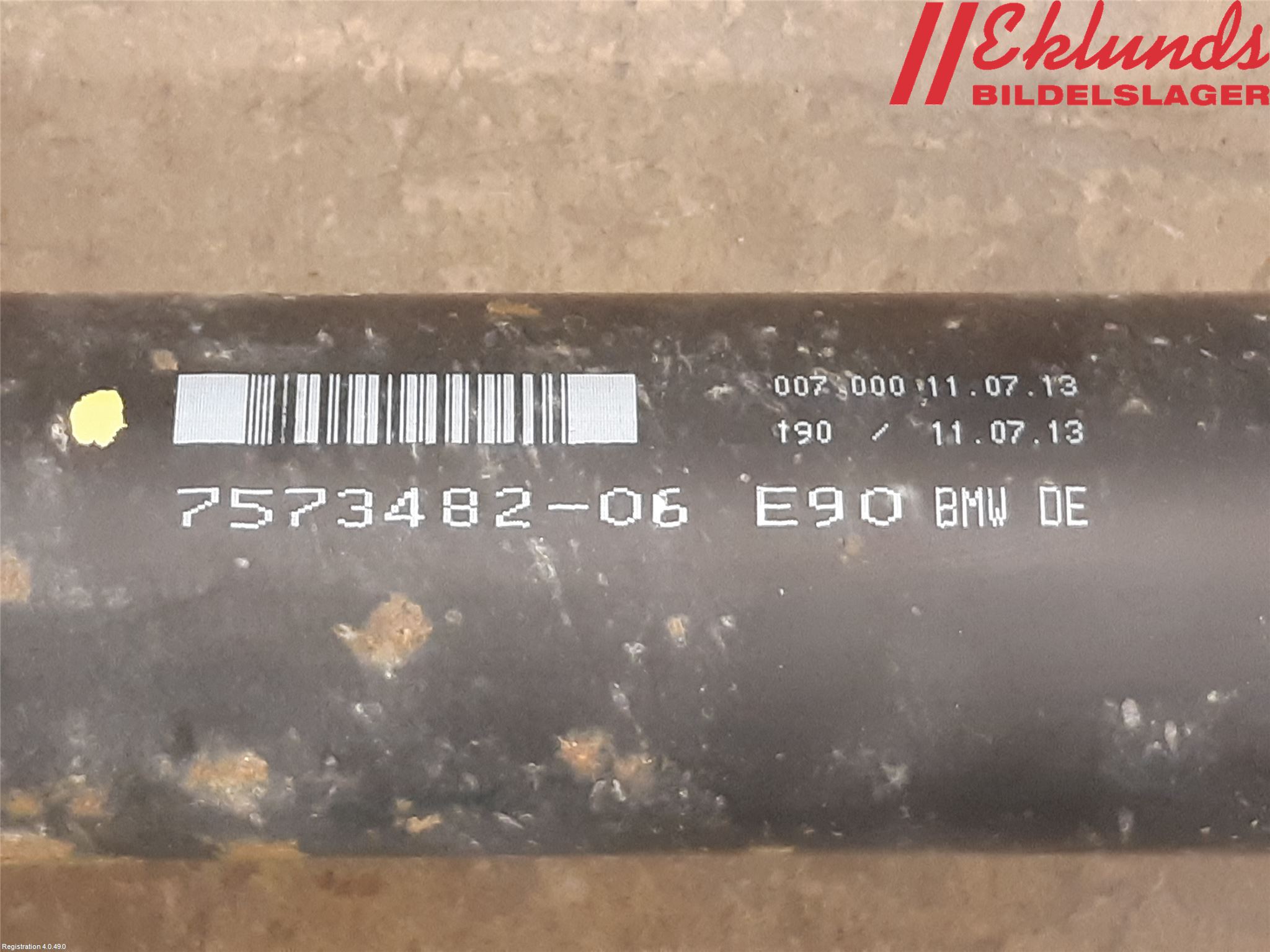 BMW X1 E84 10-15 Mellanaxel Bakre