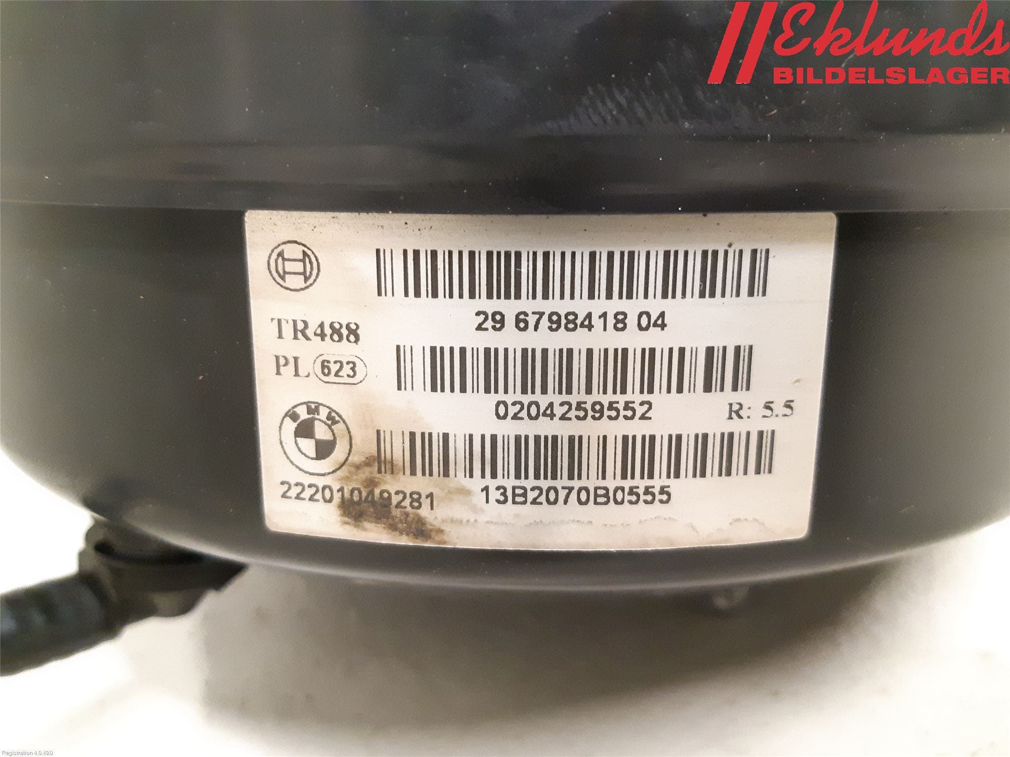 BMW 3 GT F34 13-19 Bromsservo