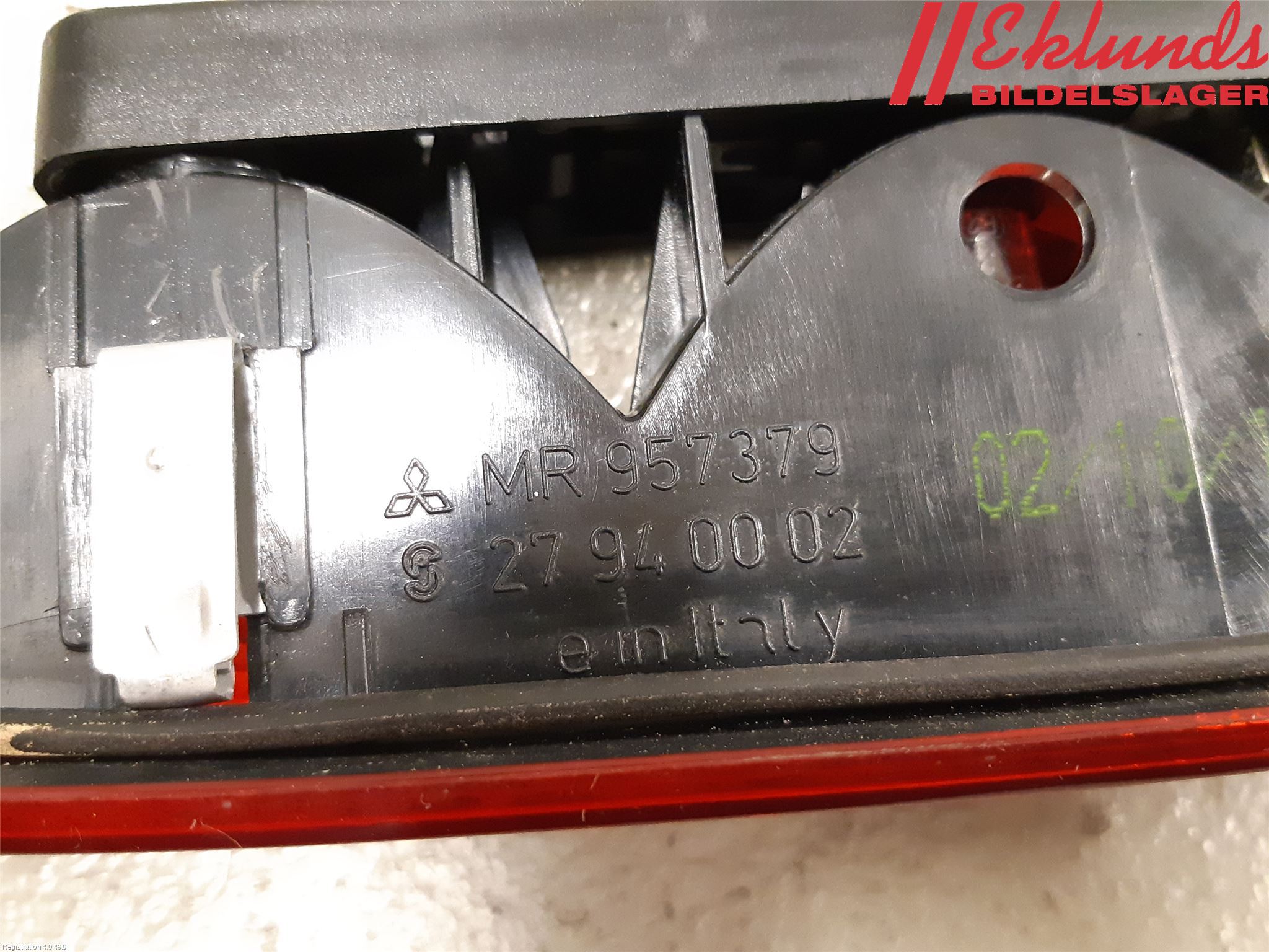 Mitsubishi COLT 09-13 Bromsljus Bakruta