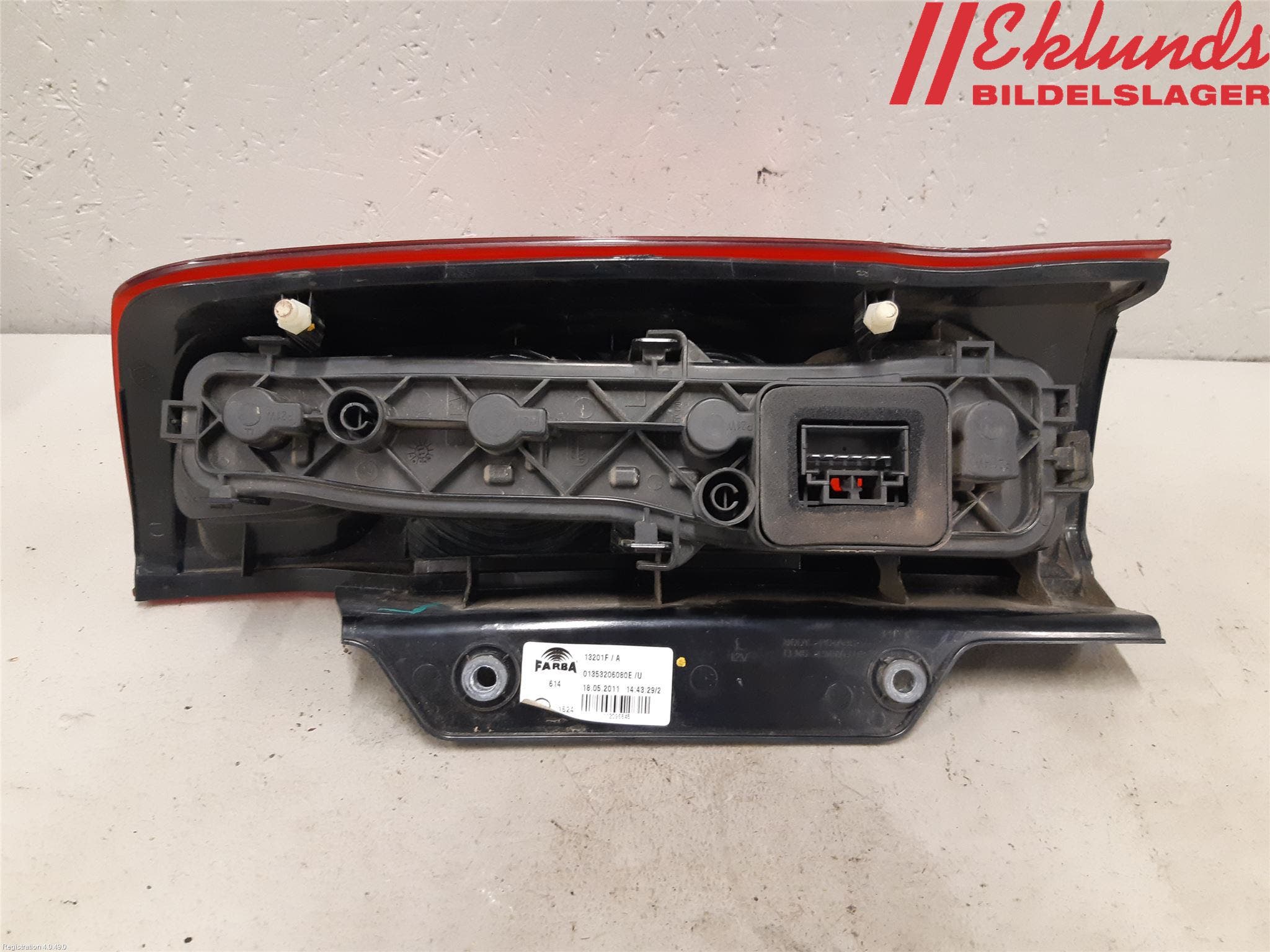 Peugeot BIPPER Bakljus Vänster