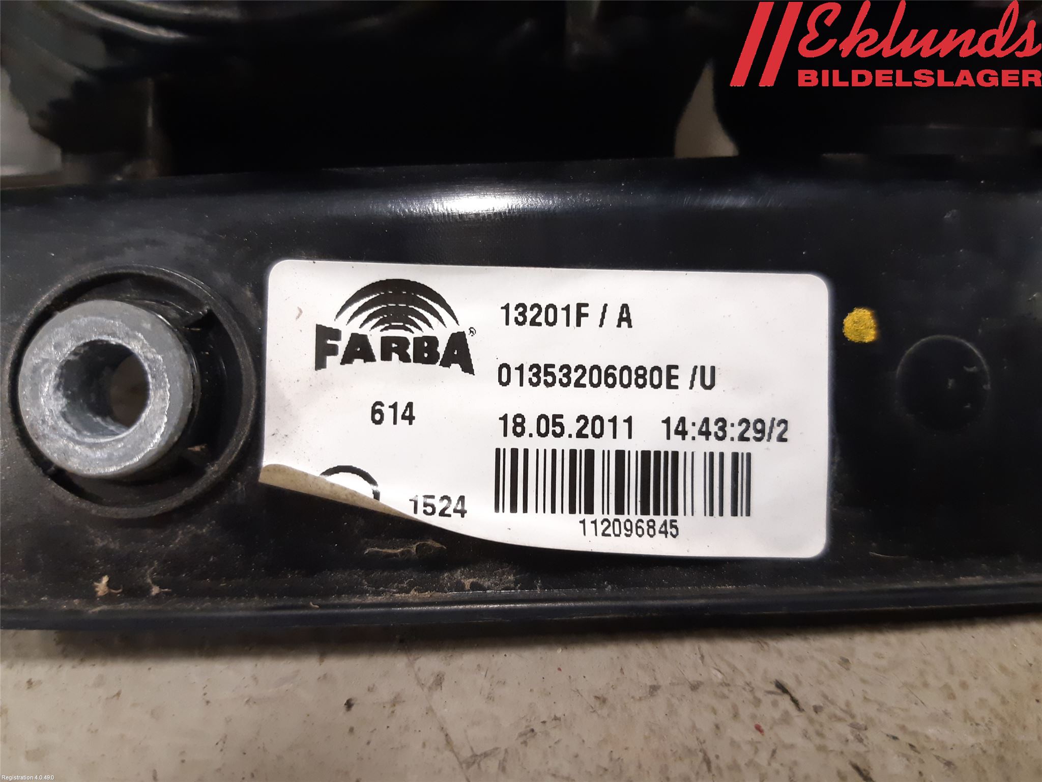 Peugeot BIPPER Bakljus Vänster