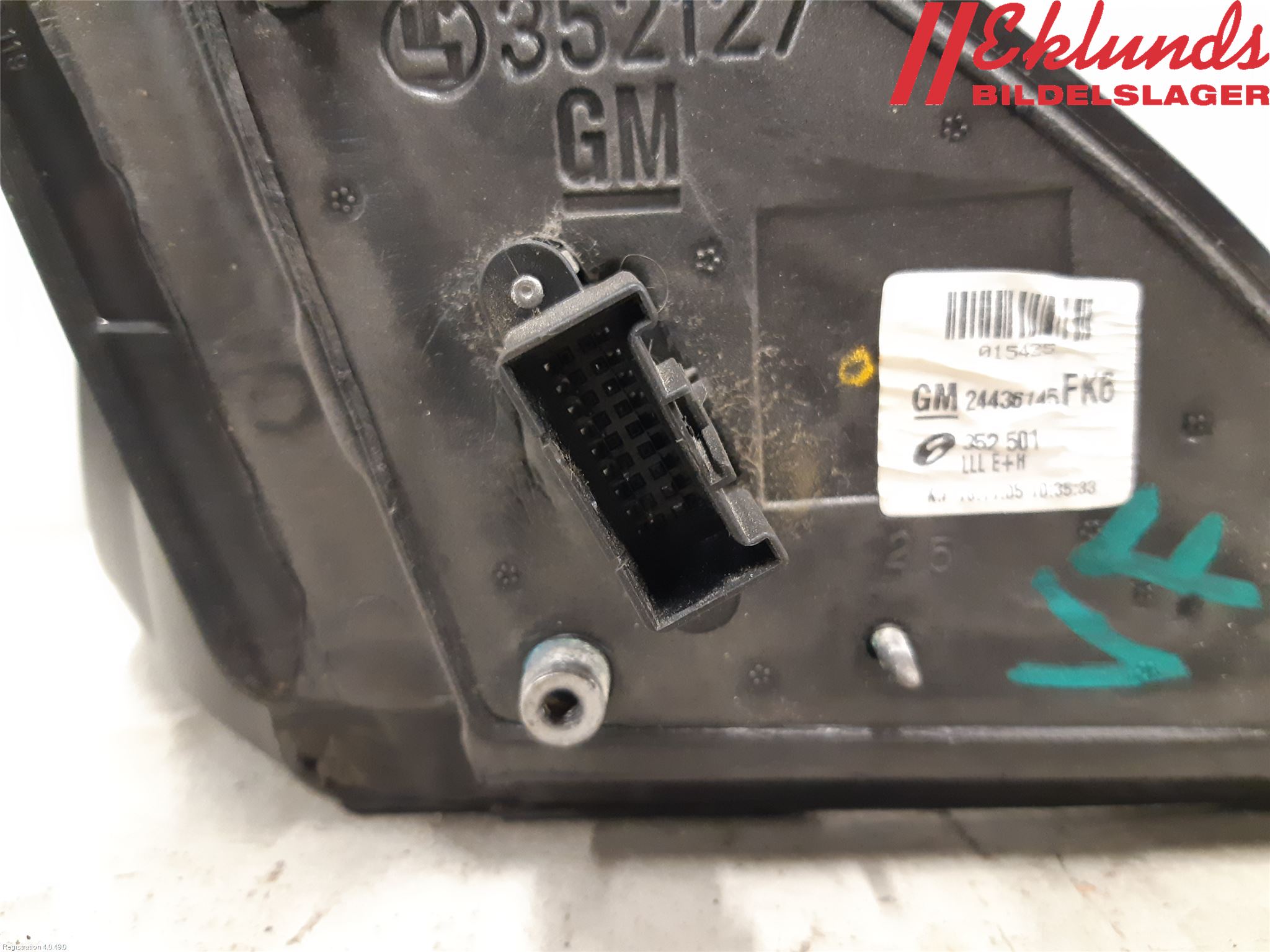 Opel VECTRA C 06-08 Spegel Yttre El Vä