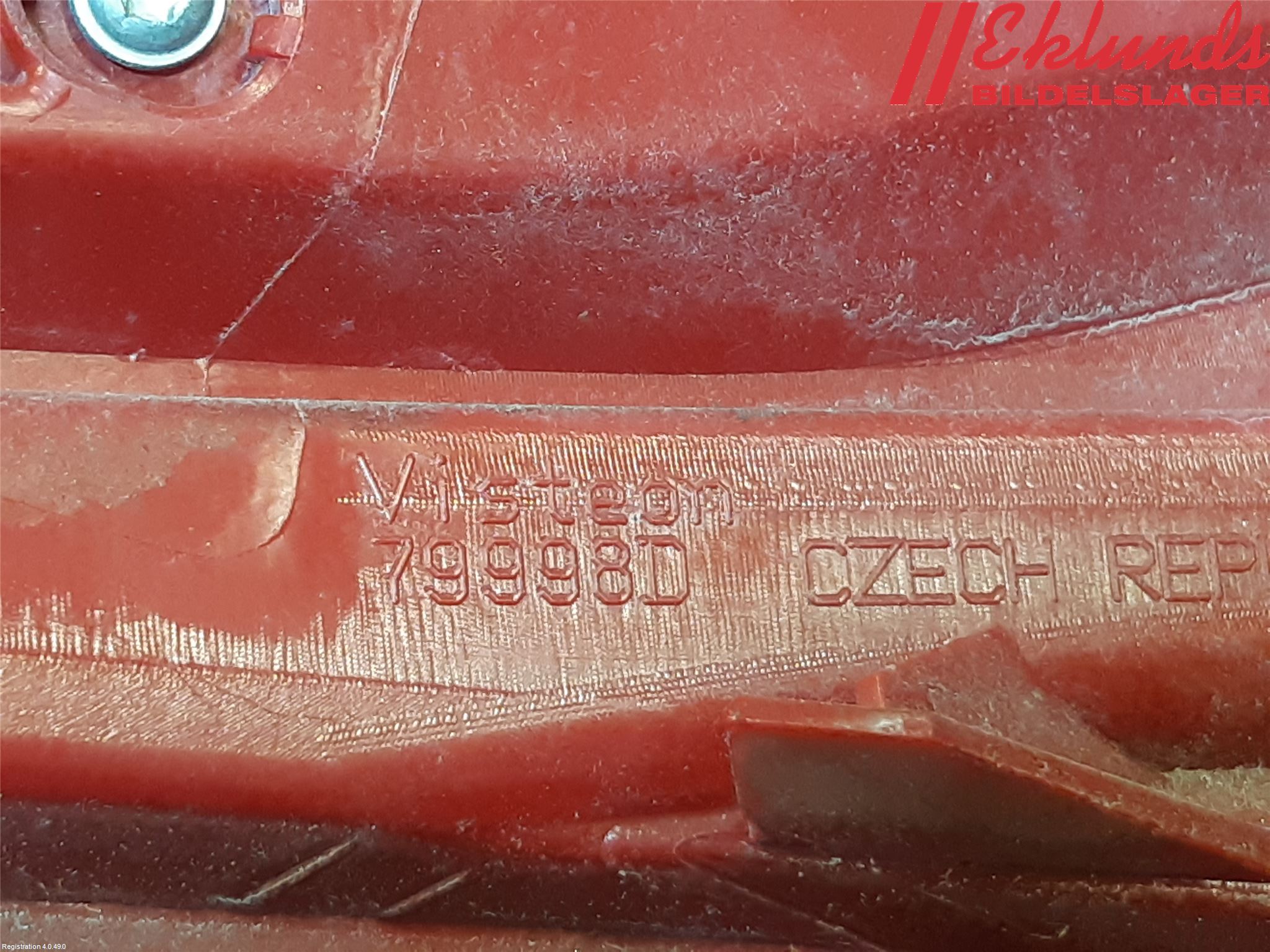 Peugeot 208 12-15 Bakljus Höger