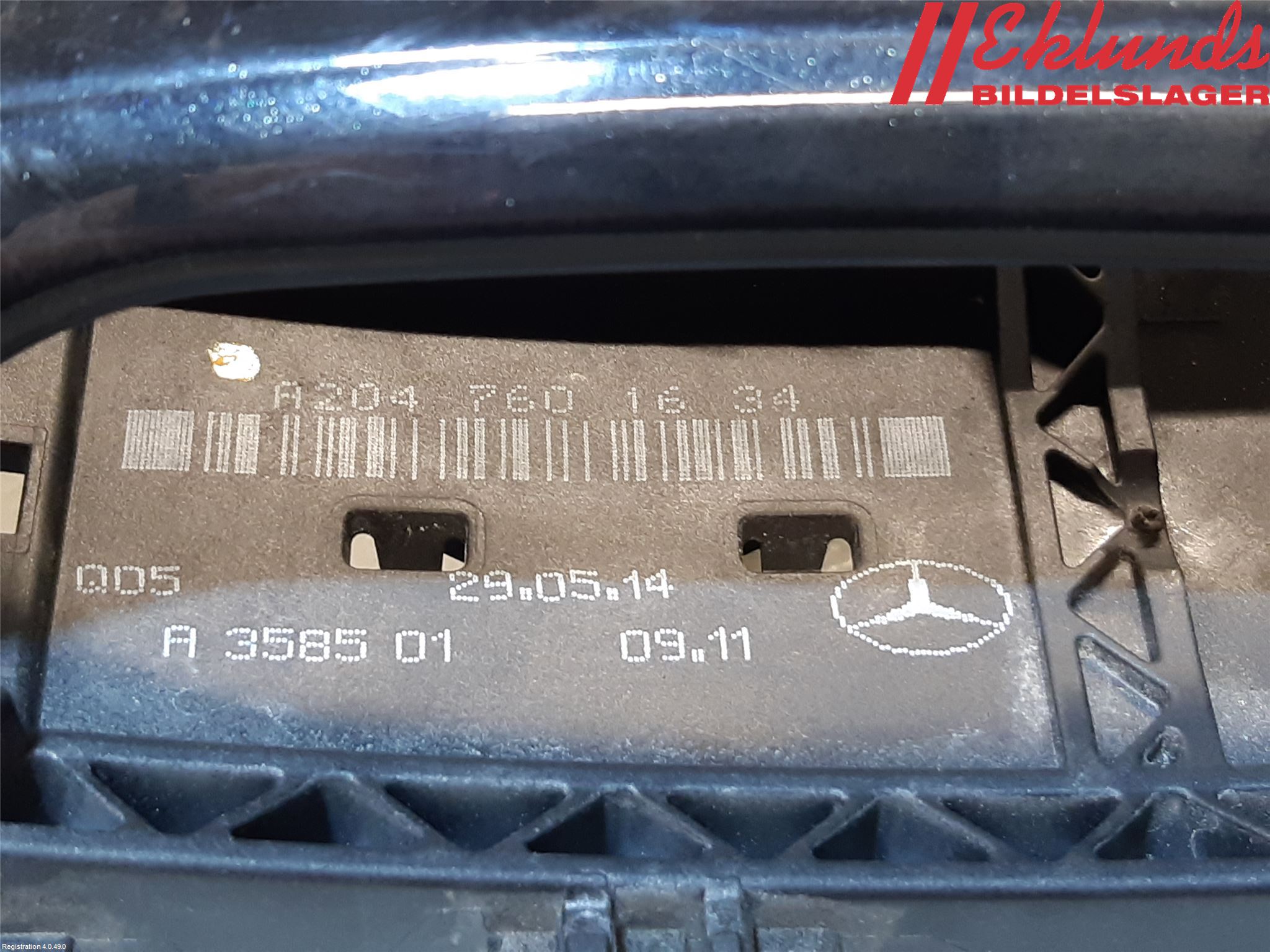 Mercedes-Benz MB CLA-KLASS (C117/X117) 13-19 Dörrhandtag Yttre Hö