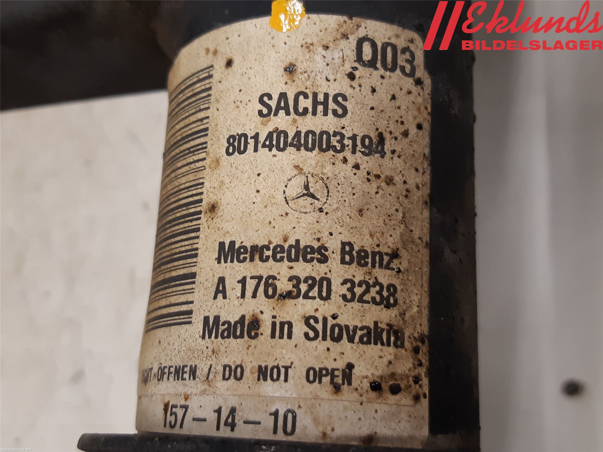 Mercedes-Benz MB CLA-KLASS (C117/X117) 13-19 Fjäderben Fram Höger