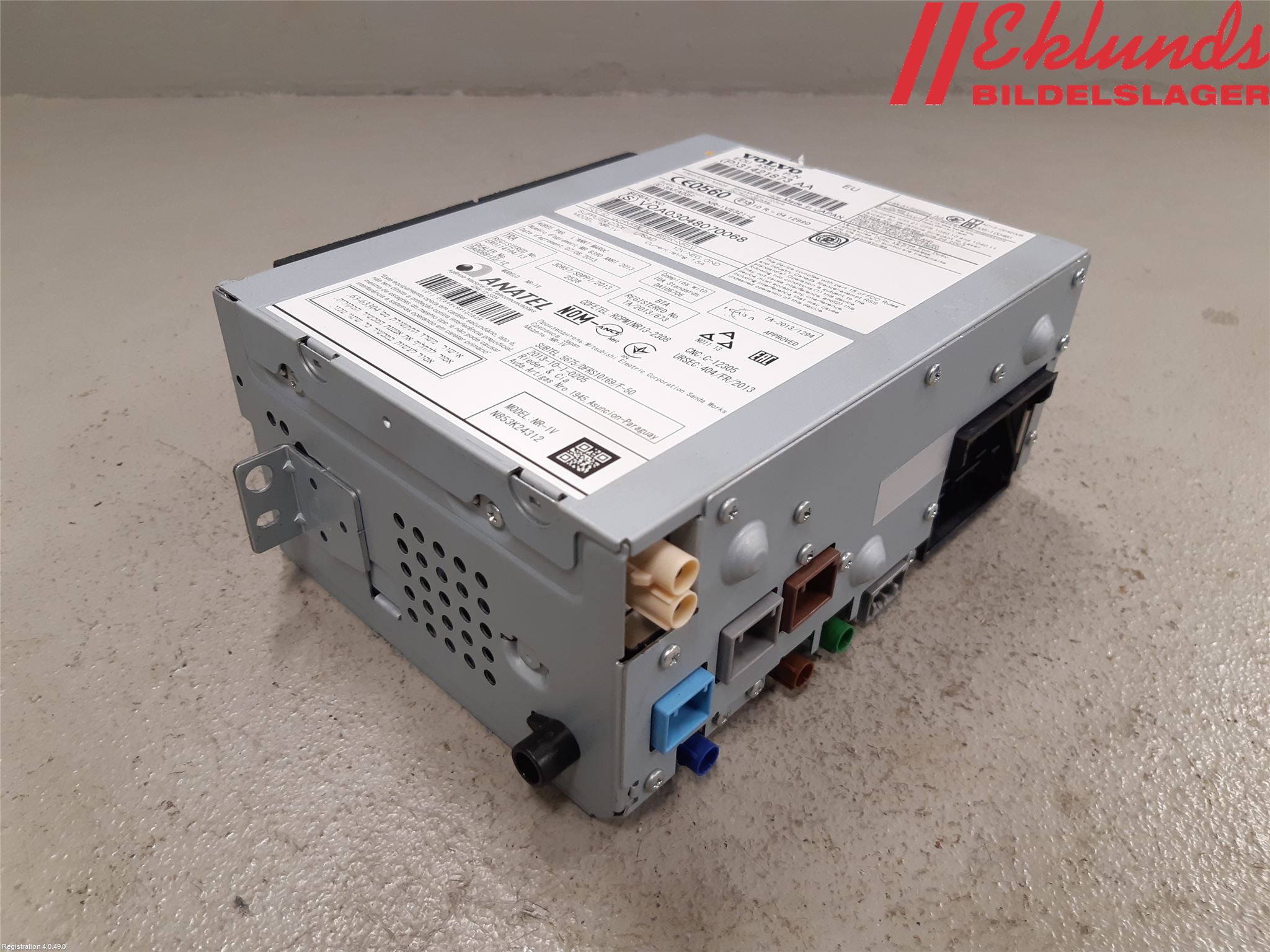 Volvo V60 14-18 Cd Radio - Multimediapanel