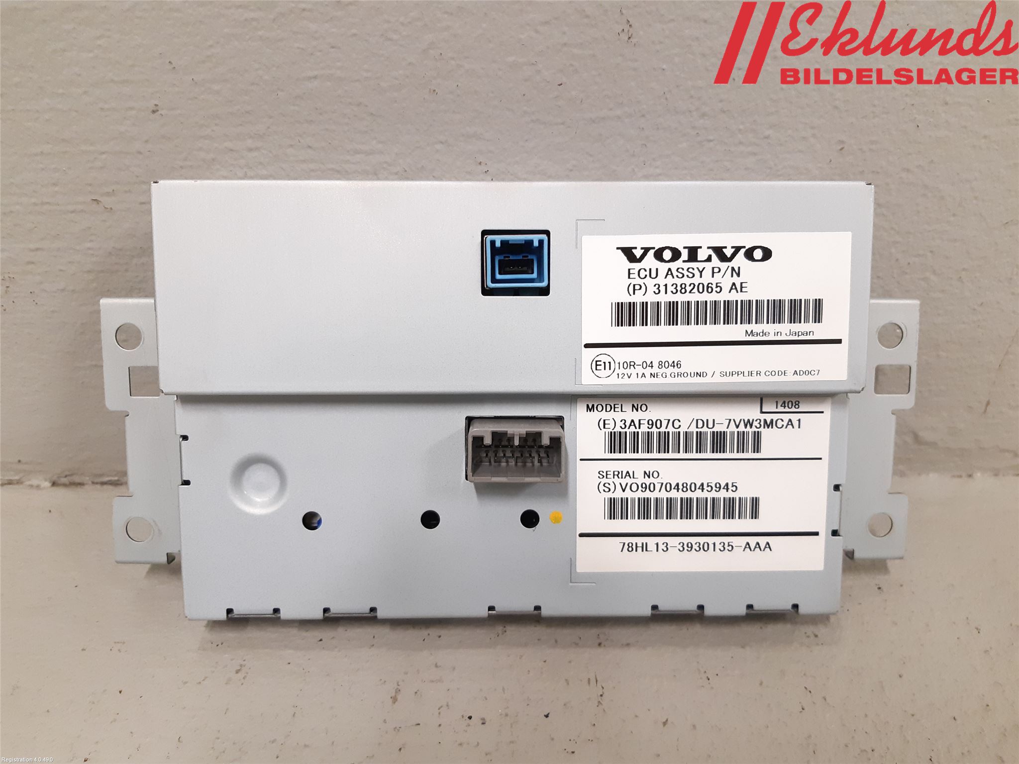 Volvo V60 14-18 Cd Radio - Multimediapanel