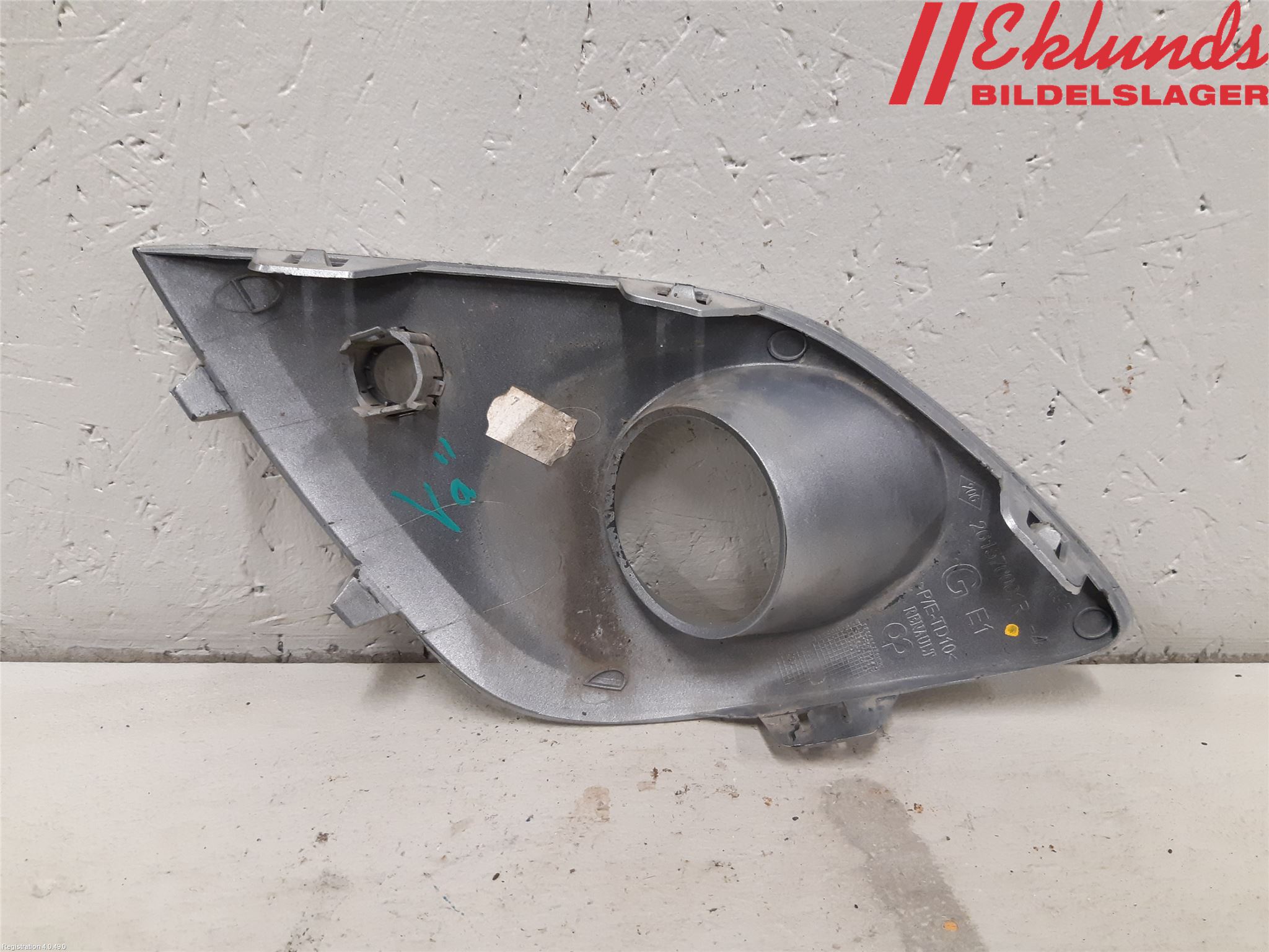 Renault SCÉNIC III / GRAND SCÉNIC 09-16 Dimljussarg Fram