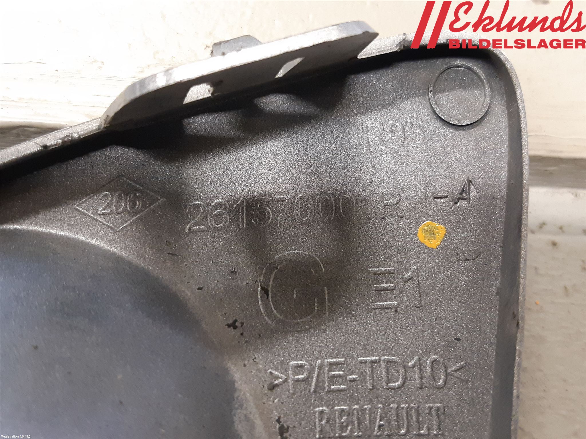 Renault SCÉNIC III / GRAND SCÉNIC 09-16 Dimljussarg Fram
