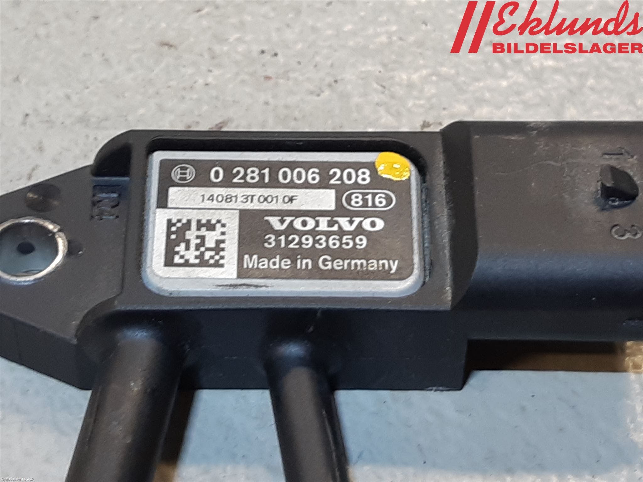 Volvo V60 14-18 Givare Temp-Tryck Avgas