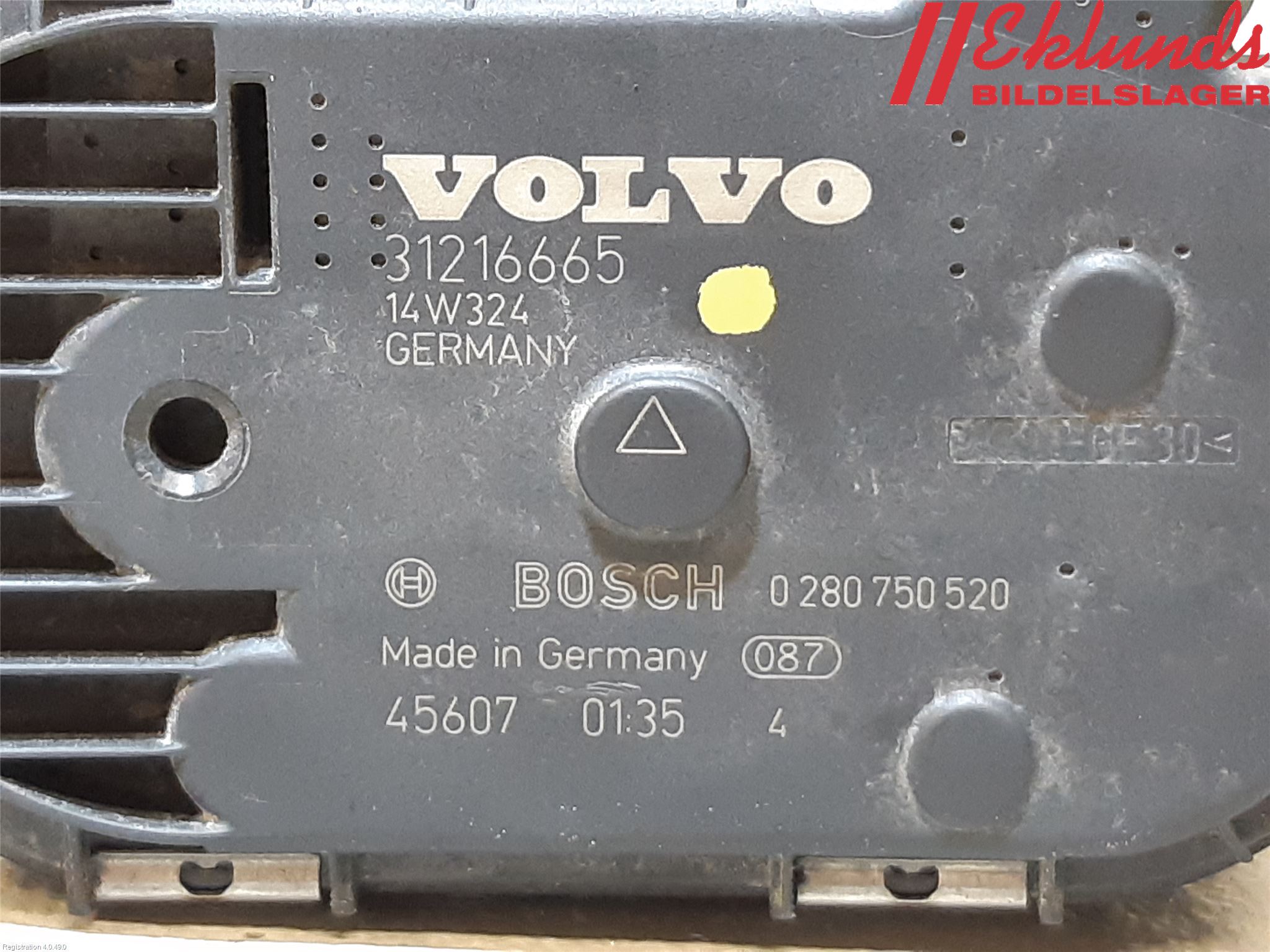 Volvo V60 14-18 Injspjällhus