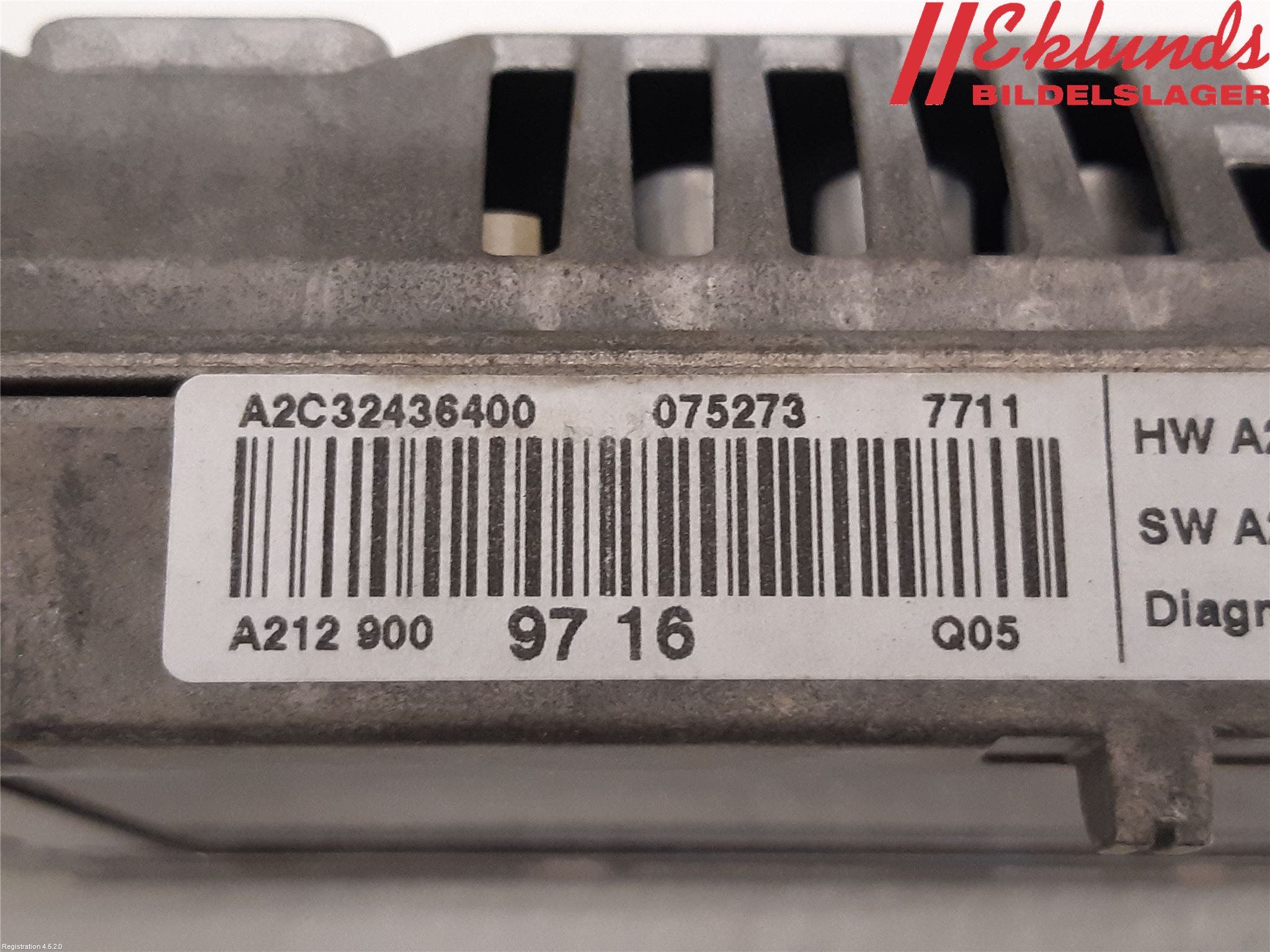 Mercedes-Benz MB E-KLASS (W212) 09-16 Cd Radio - Multimediapanel