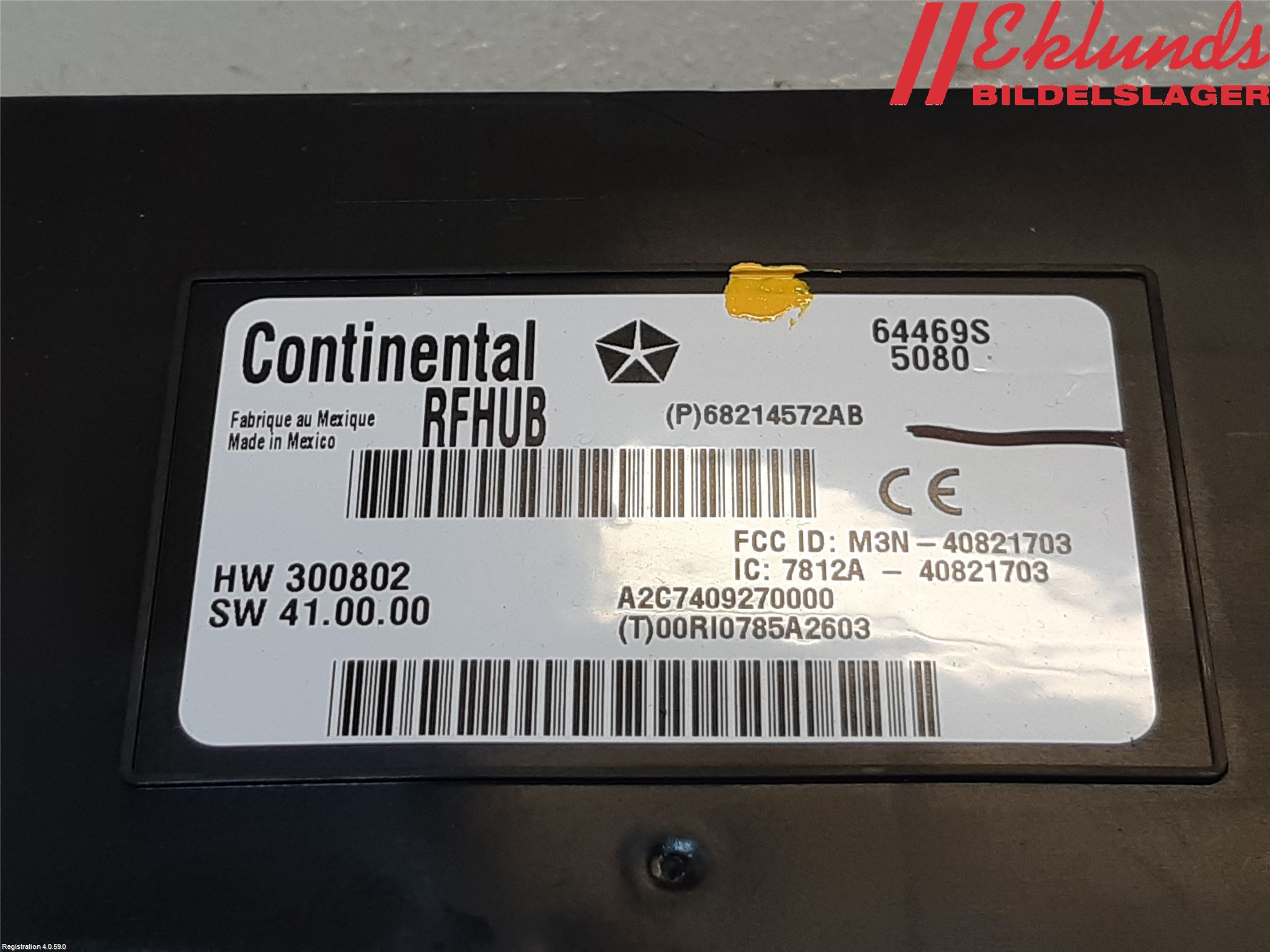 Fiat FREEMONT Styrenhet Centrallås