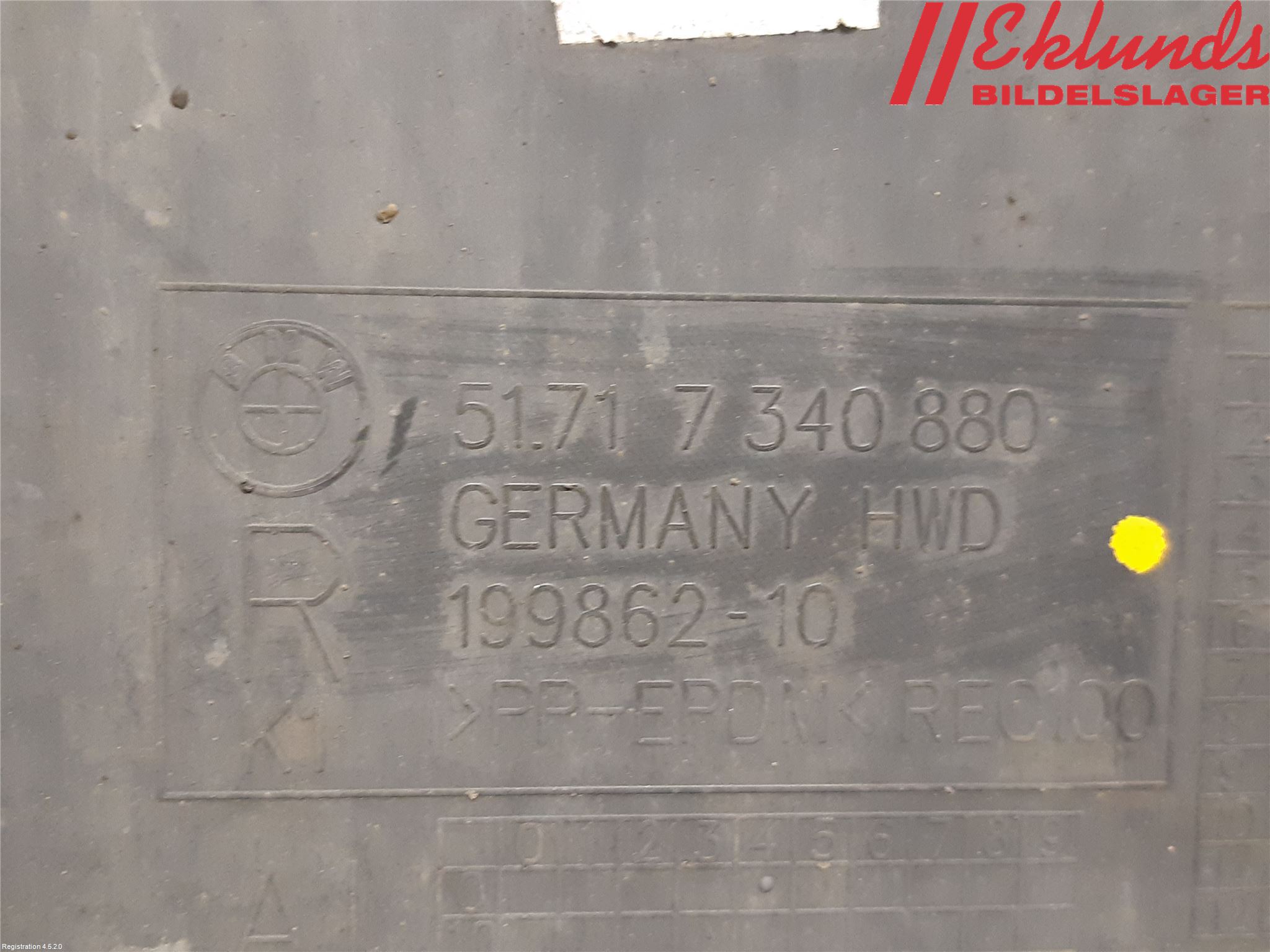 BMW 3 G20/G21/G80/G81 19- Front Övrigt