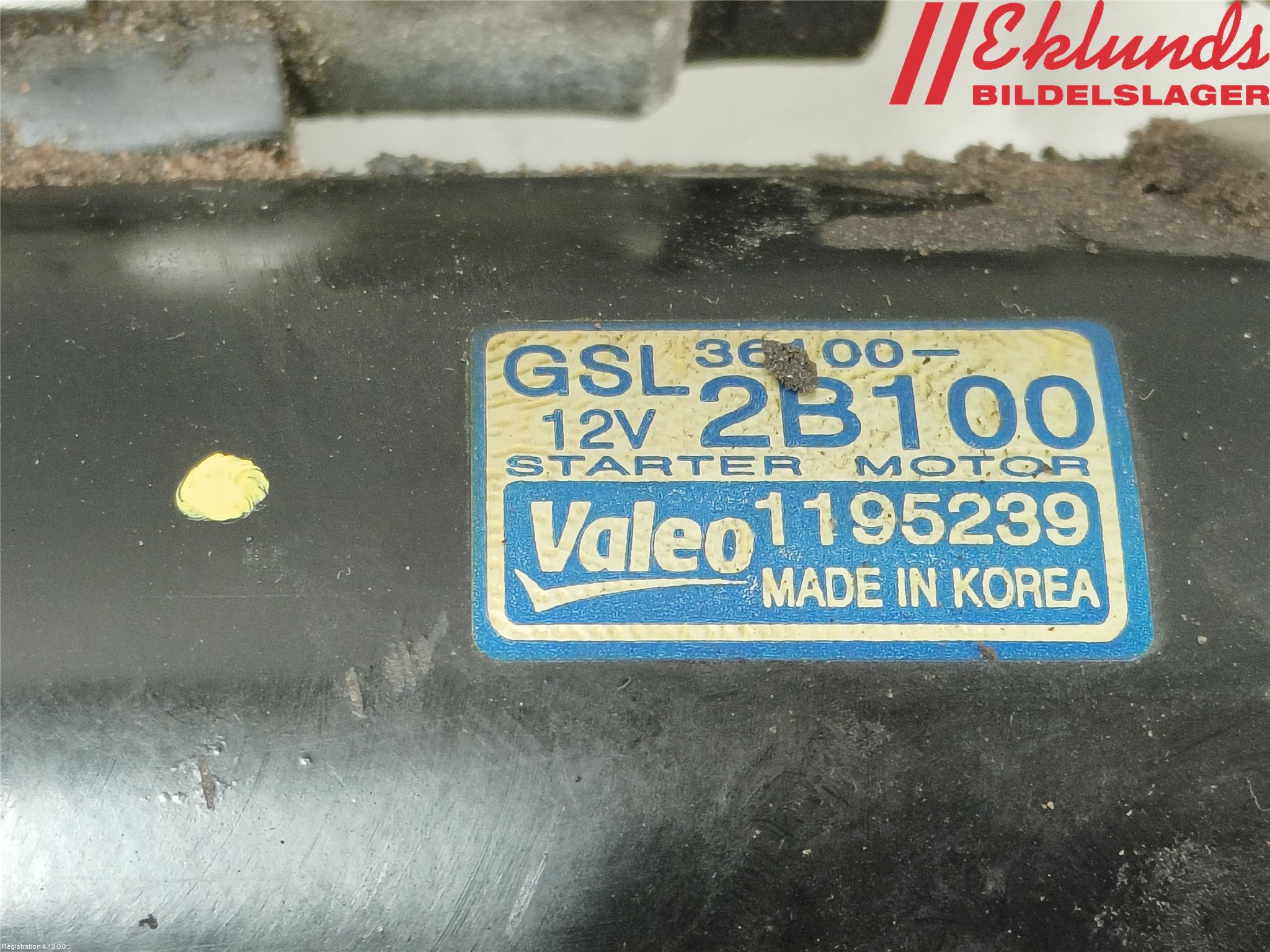Hyundai i20 PB 09-14 Startmotor