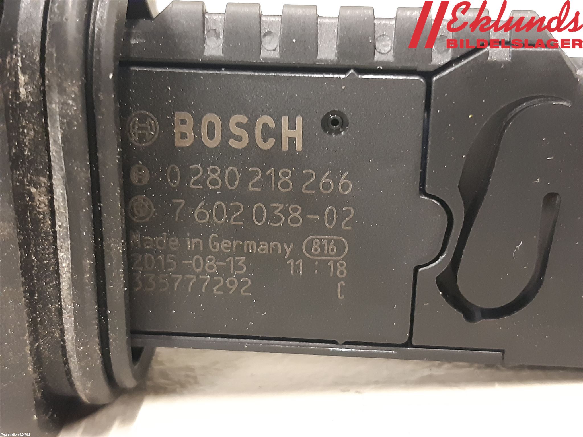 BMW 5 F10/F11/F18 09-17 Injluftmassamätare