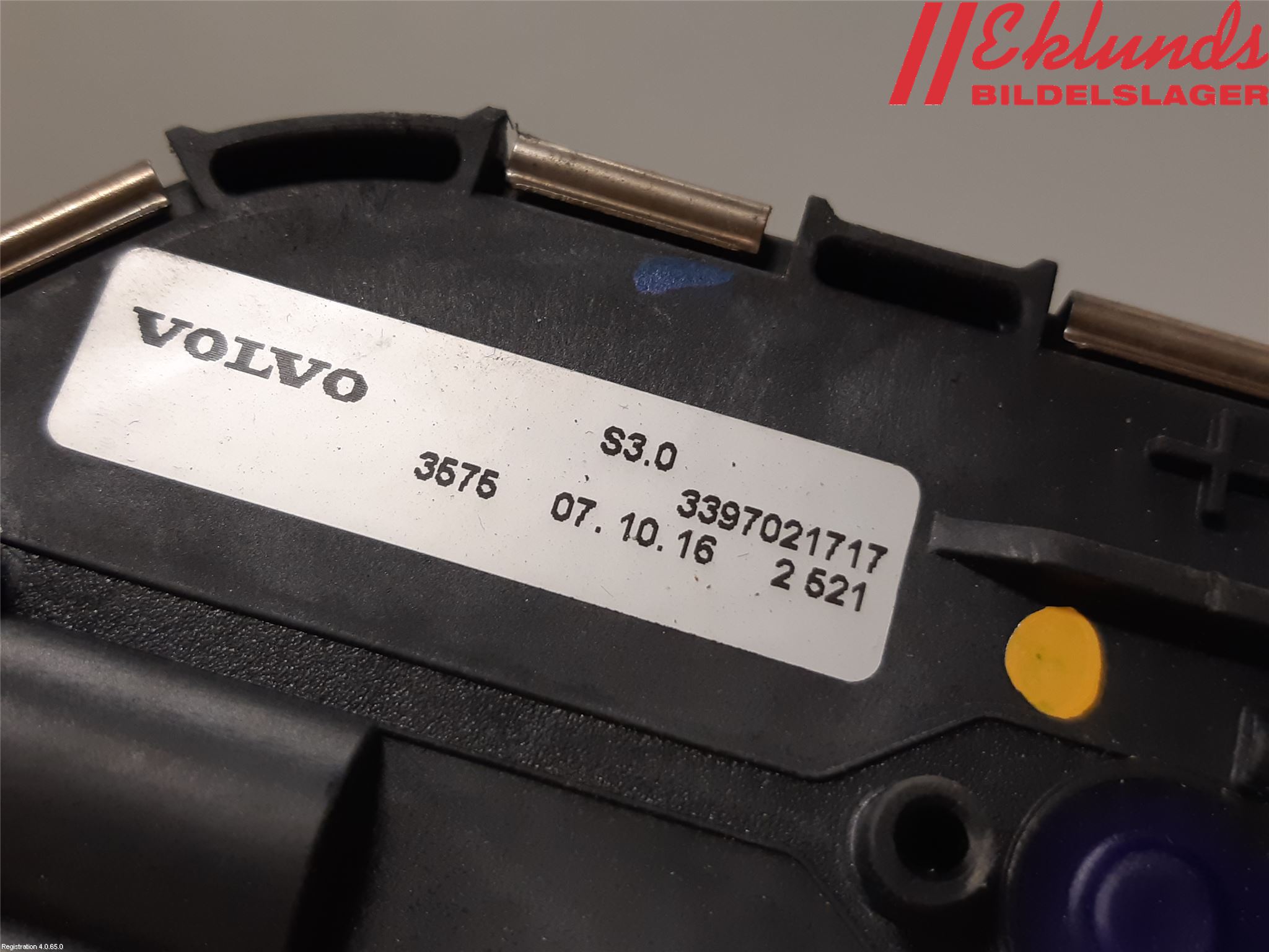 Volvo S90 17->> Torkarmotor Vindruta