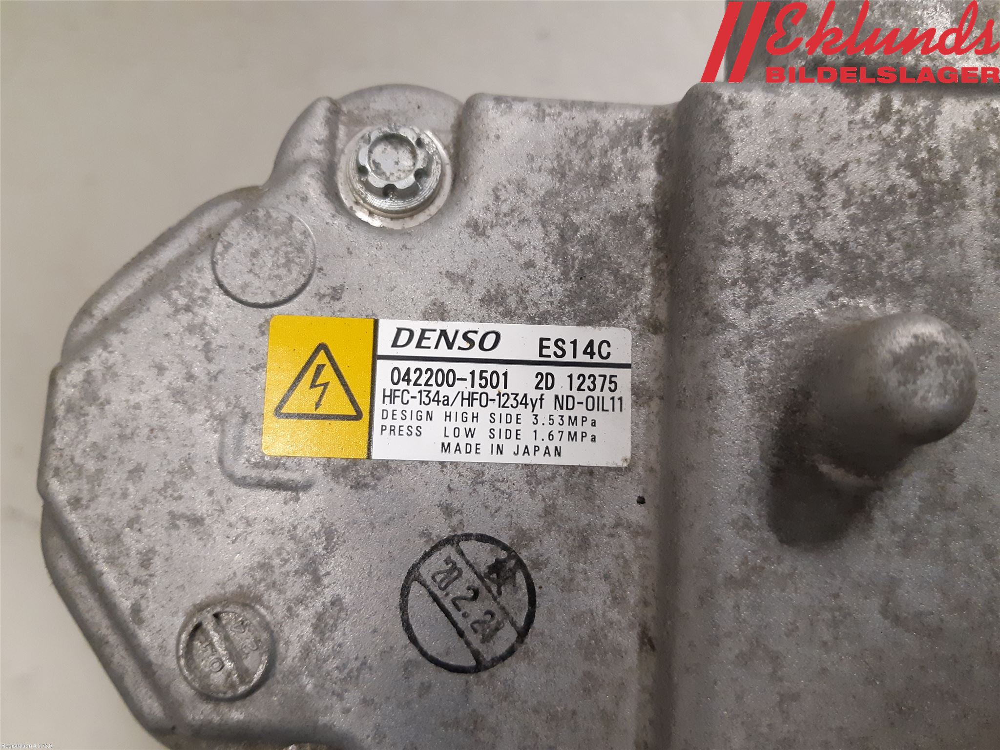 Toyota YARIS XP130 15-20 Ac Kompressor