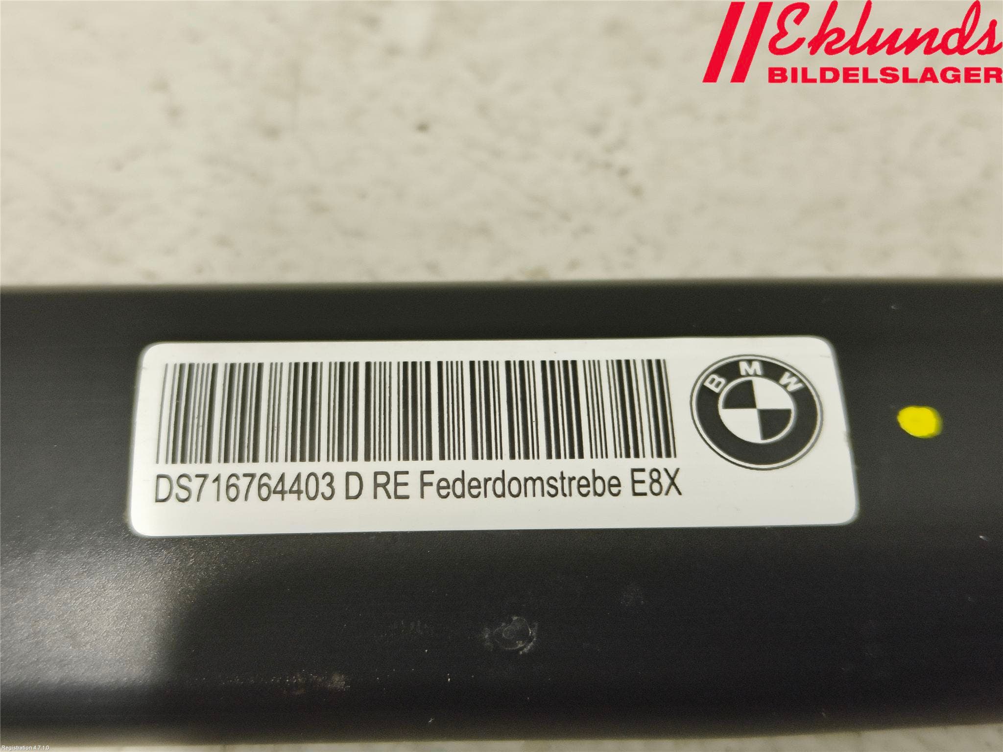 BMW 1 E87/81 5D/3D 03-11 Fjäderbensstag