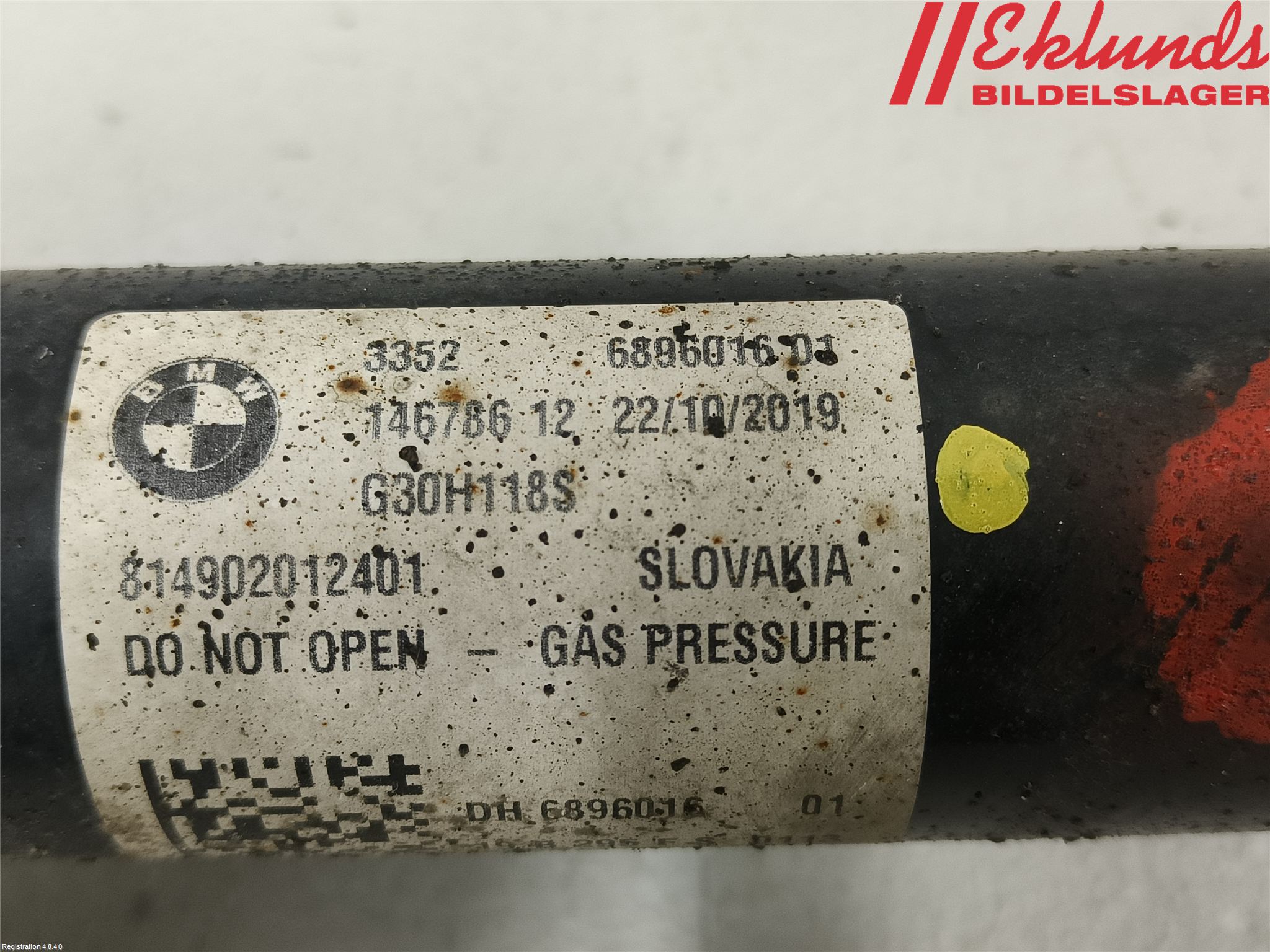 BMW 5 G30/G31/F90 17-23 Fjäderben Bak Vänster