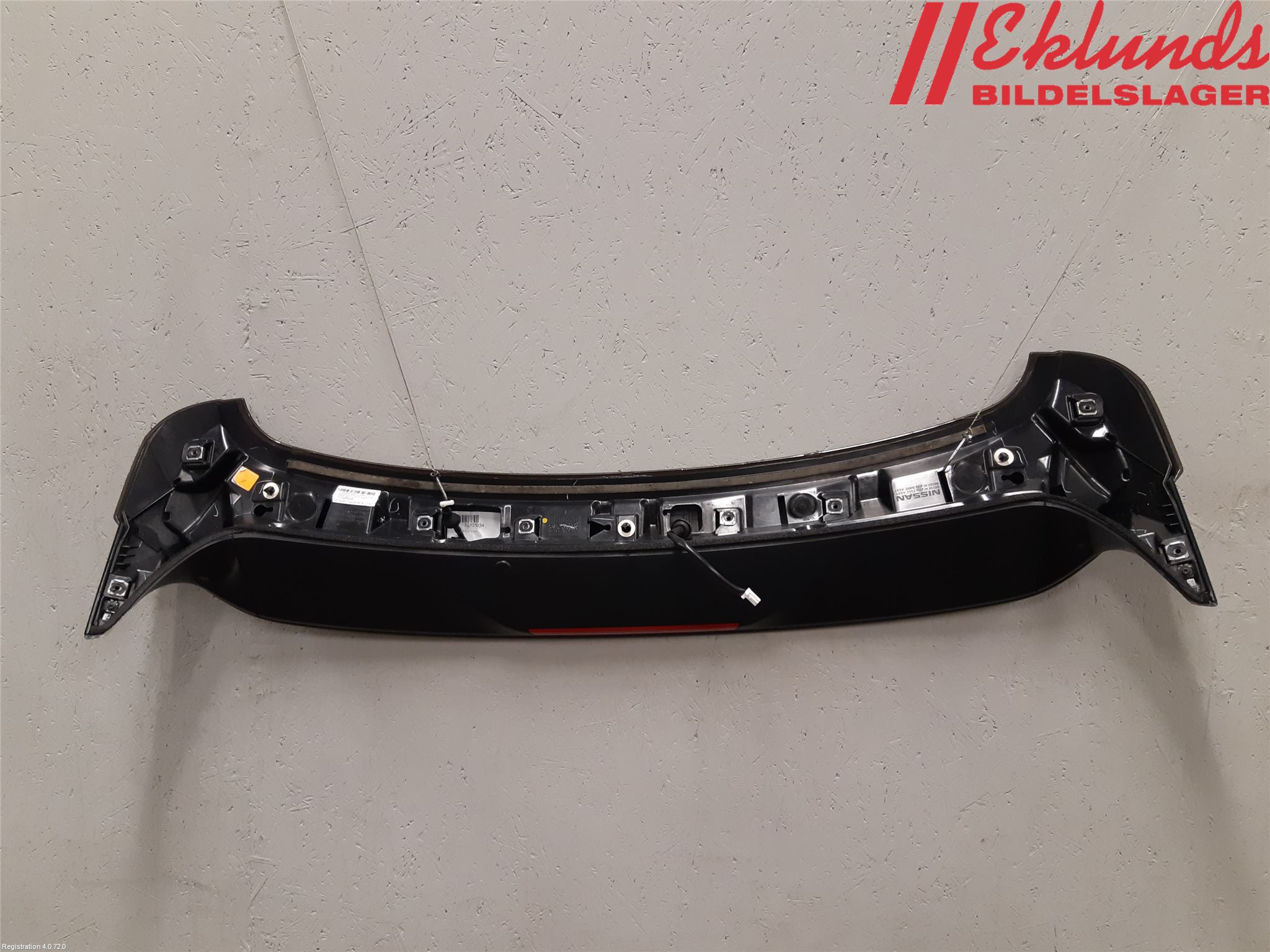Nissan QASHQAI 14-17 Spoiler Baklucka