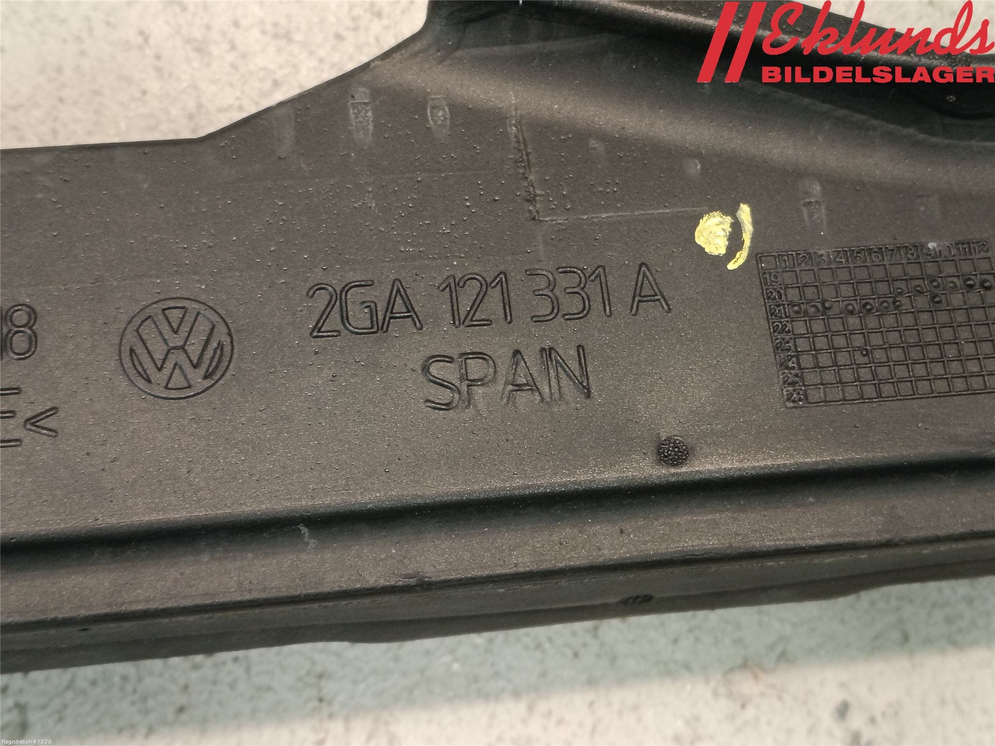 Volkswagen VW T-ROC 18- Deflektor Plåt-Plast Kylning