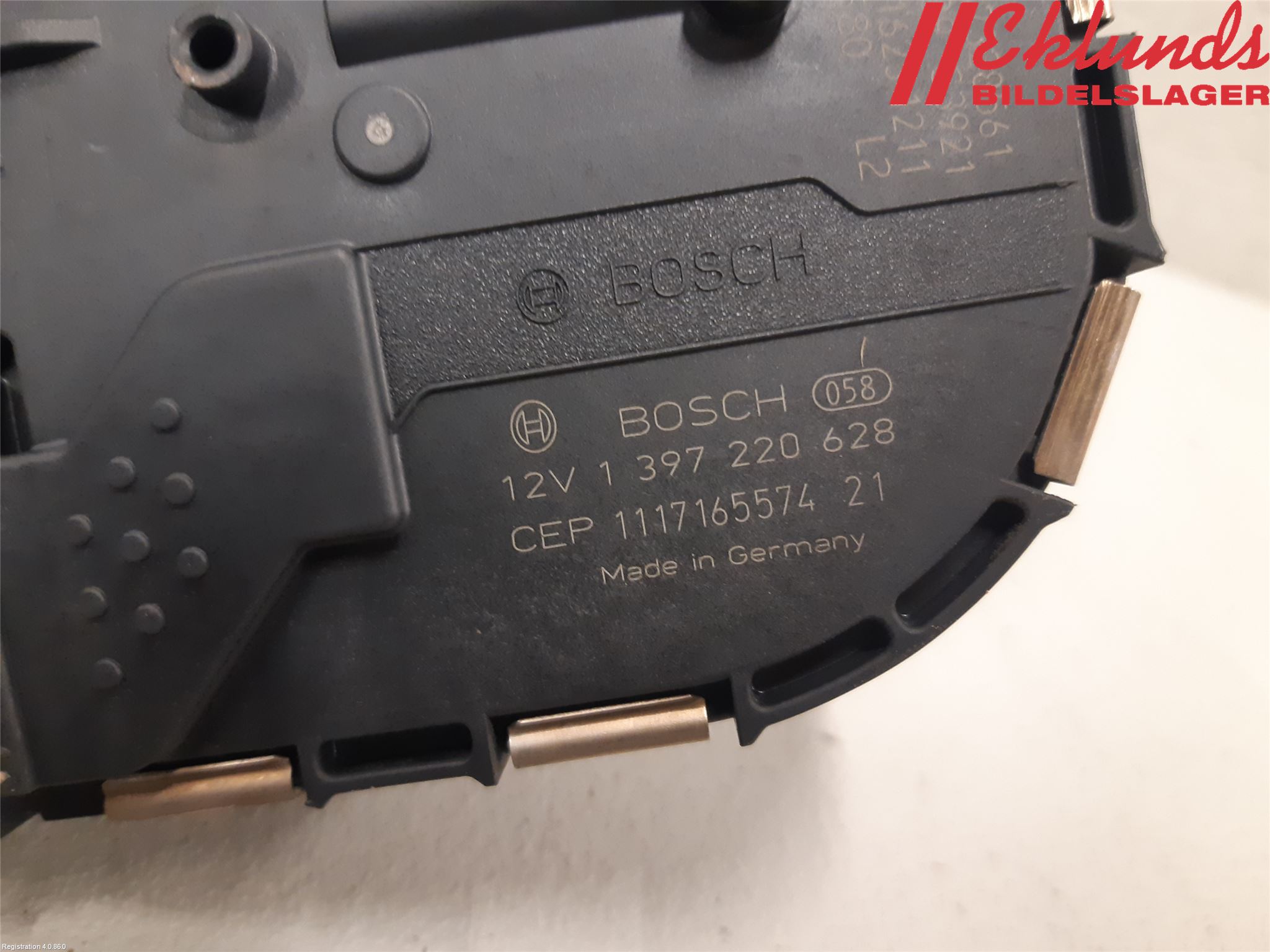 Volvo S60 11-13 Torkarmotor Vindruta