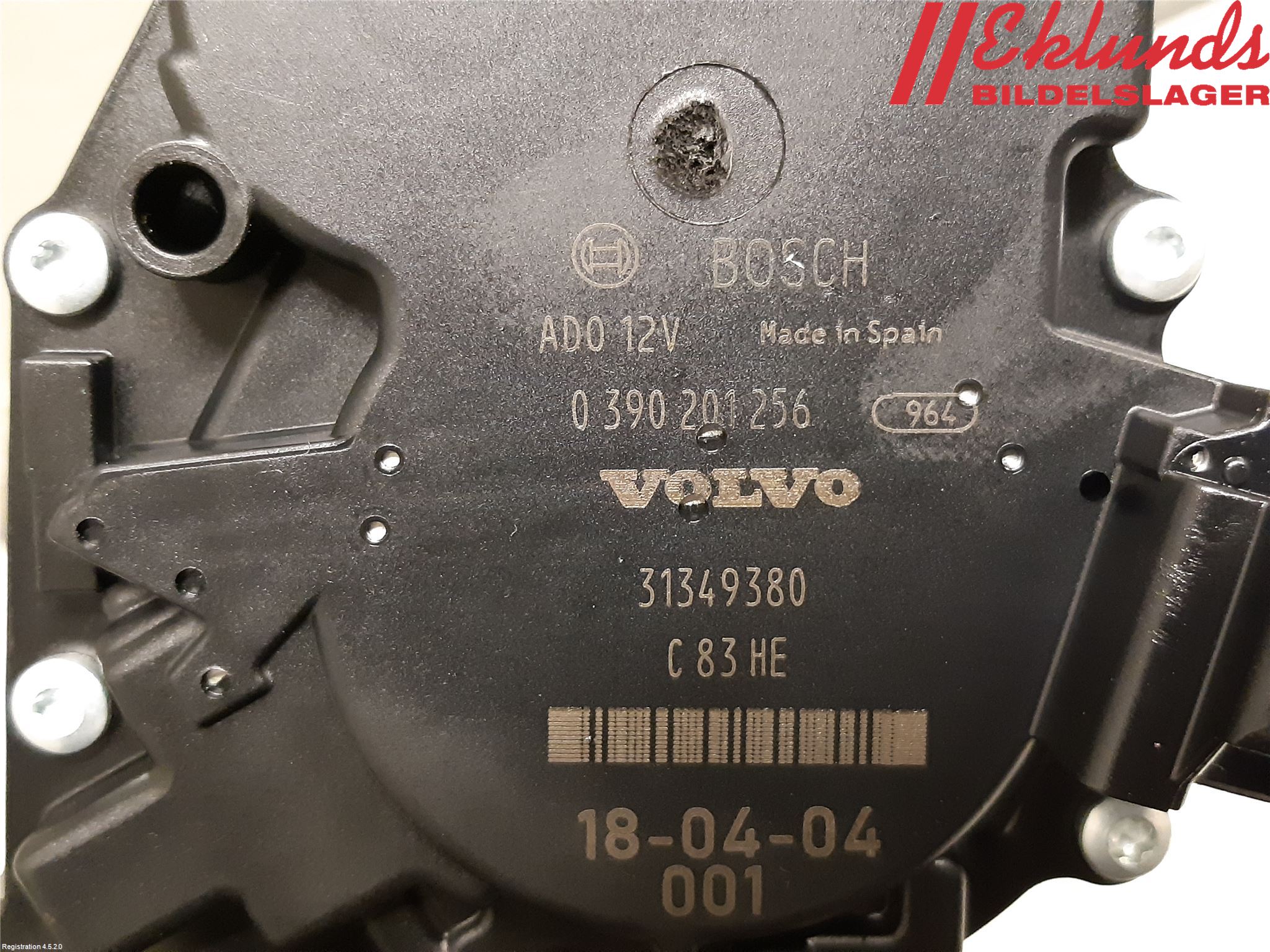 Volvo V90 17->> Torkarmotor Baklucka