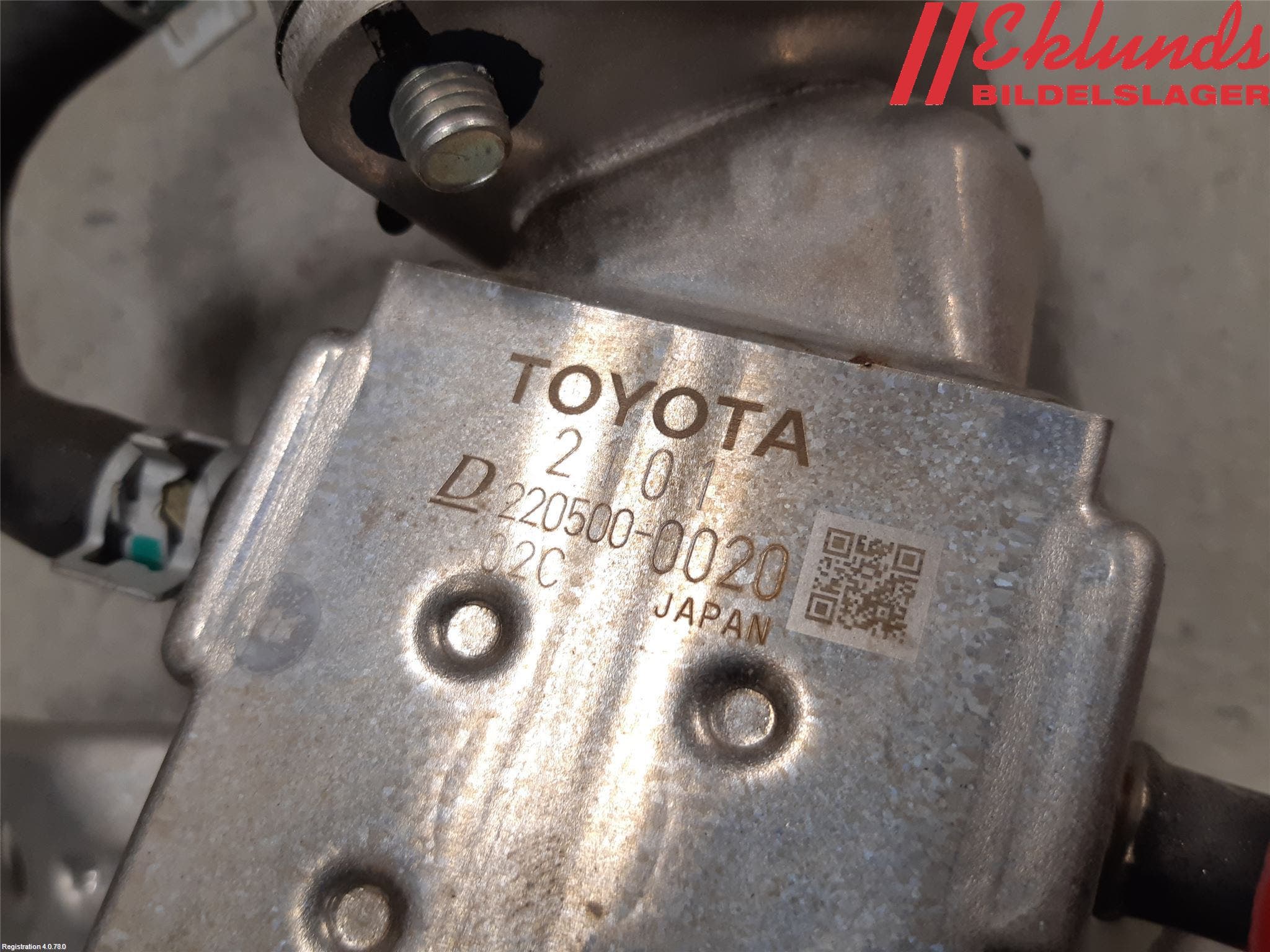 Toyota YARIS XP130 15-20 Egr Ventil